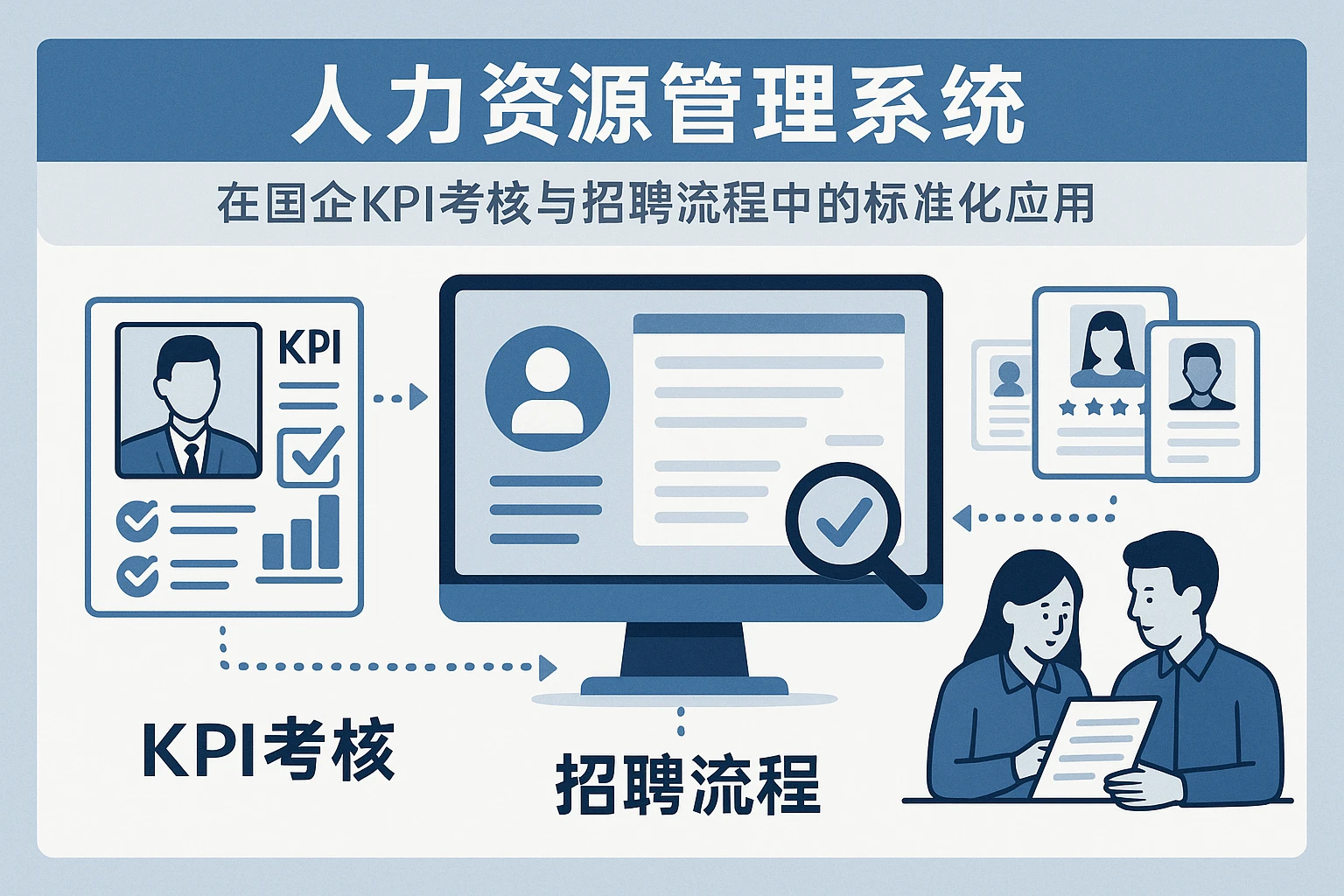 人力资源管理系统在国企KPI考核与招聘流程中的标准化应用