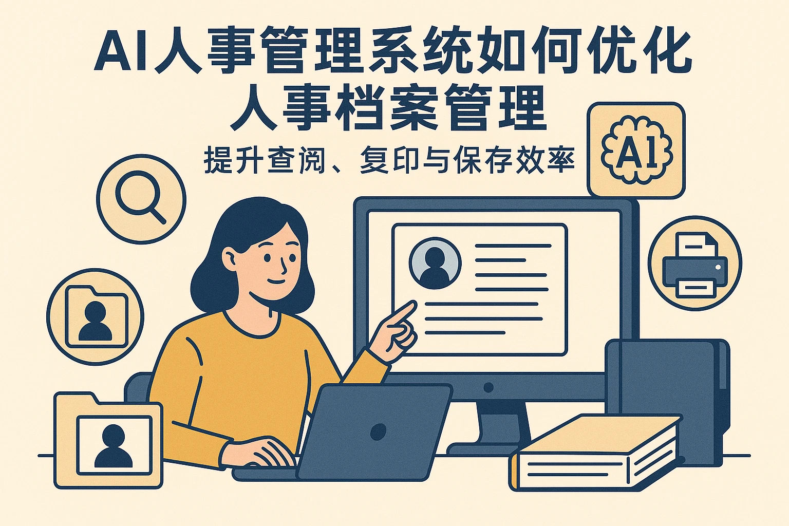 AI人事管理系统如何优化人事档案管理，提升查阅、复印与保存效率