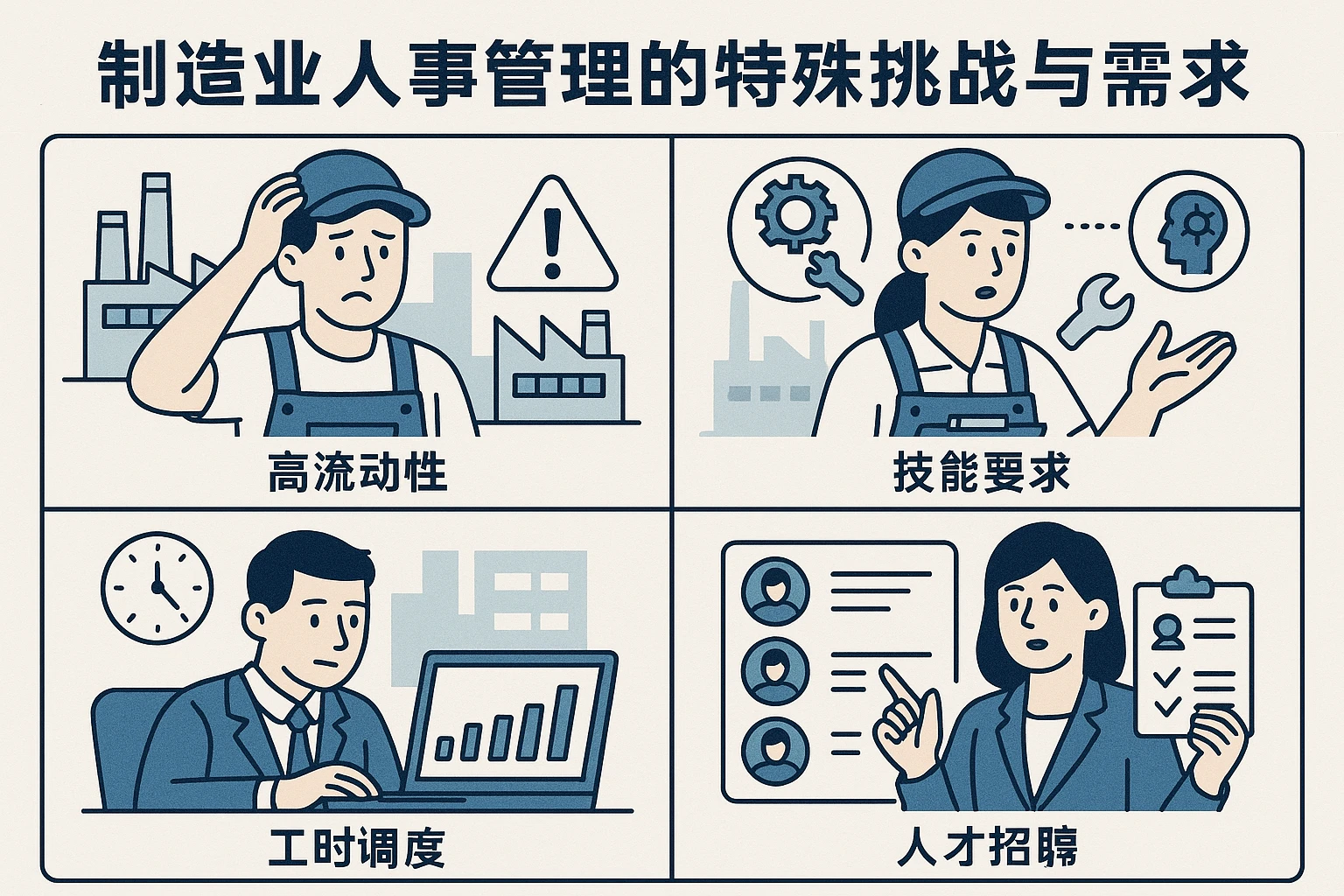 制造业人事管理的特殊挑战与需求