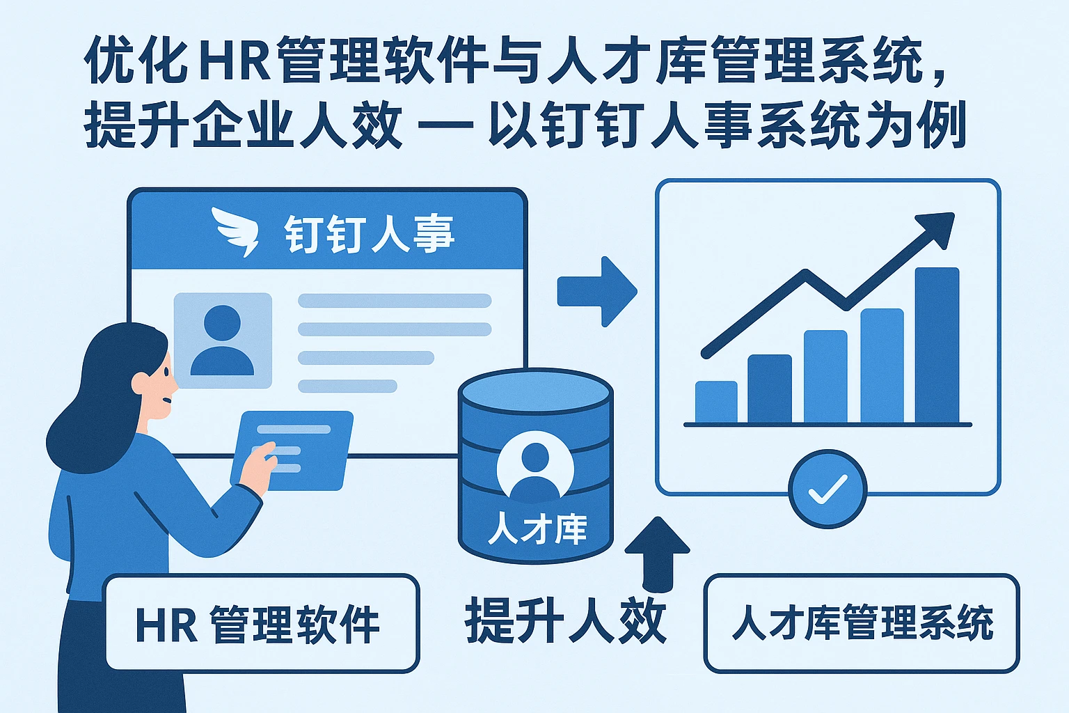 优化HR管理软件与人才库管理系统，提升企业人效——以钉钉人事系统为例
