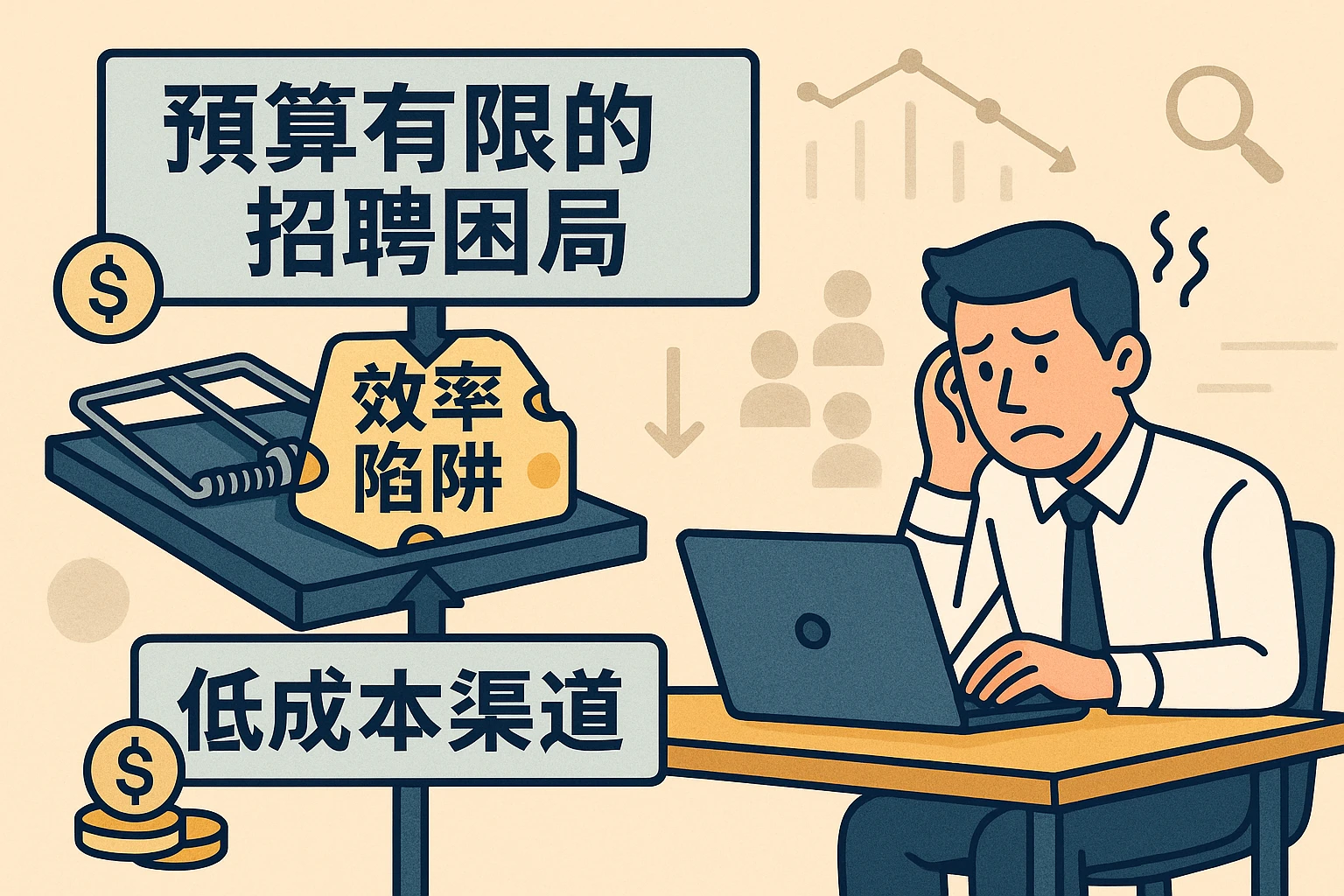 2. 预算有限的招聘困局：低成本渠道的“效率陷阱”