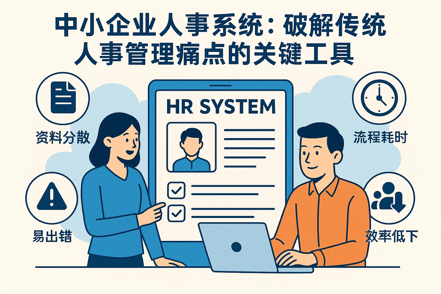 中小企业人事系统：破解传统人事管理痛点的关键工具