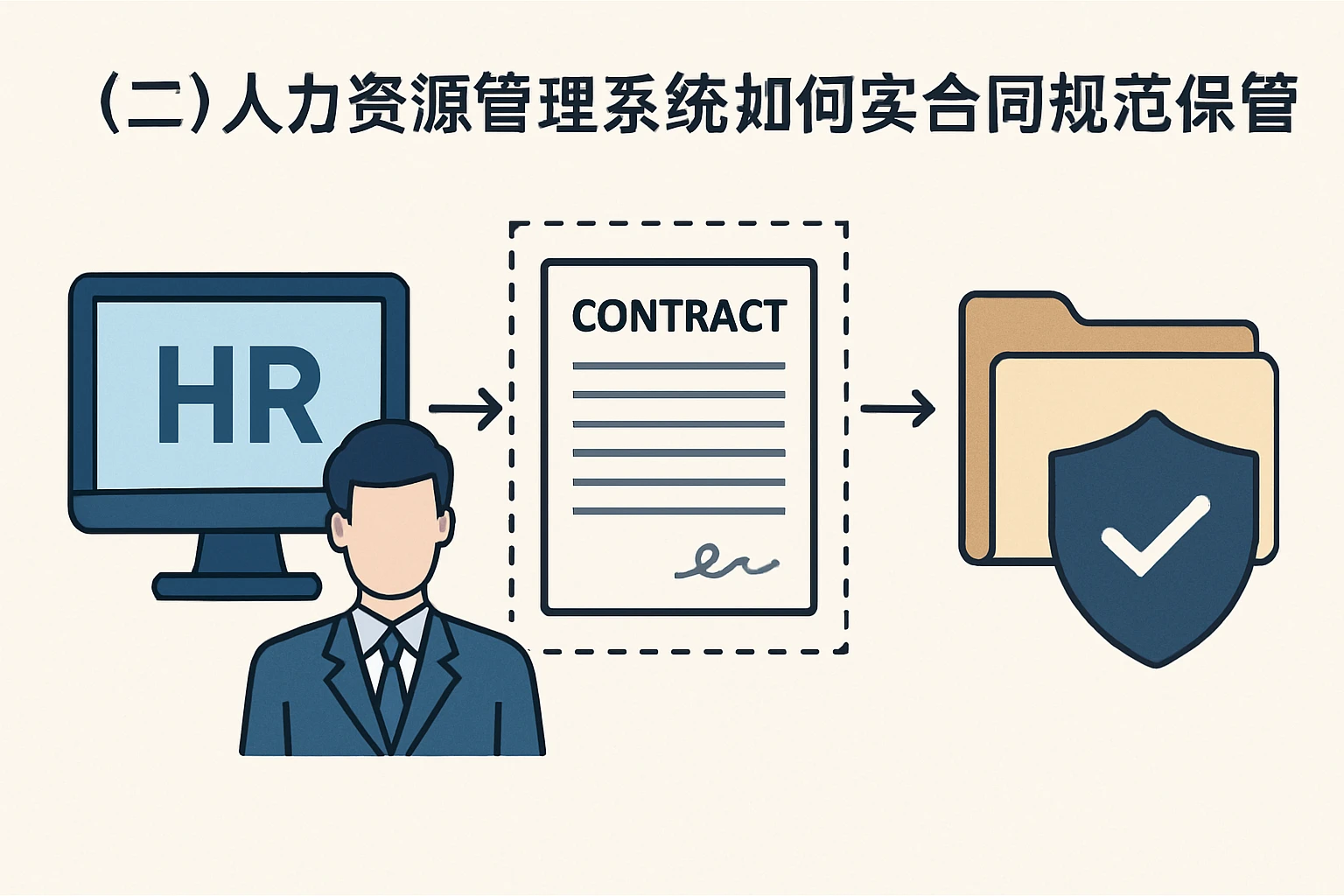 （二）人力资源管理系统如何实现合同的规范保管