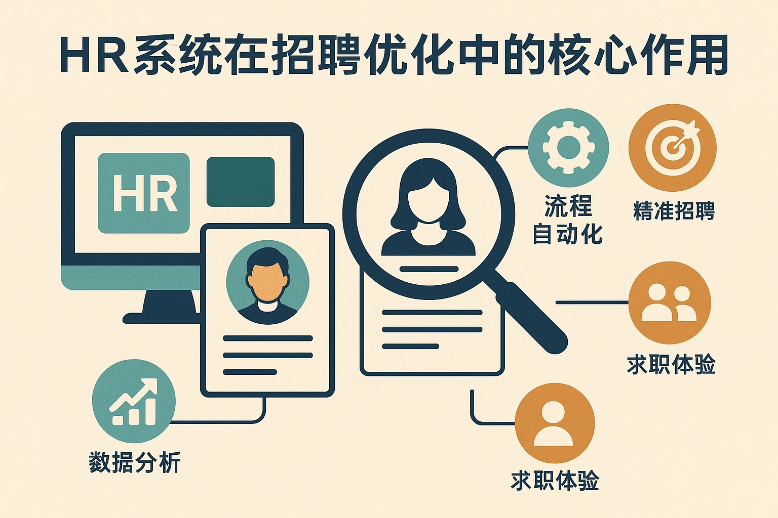 HR系统在招聘优化中的核心作用