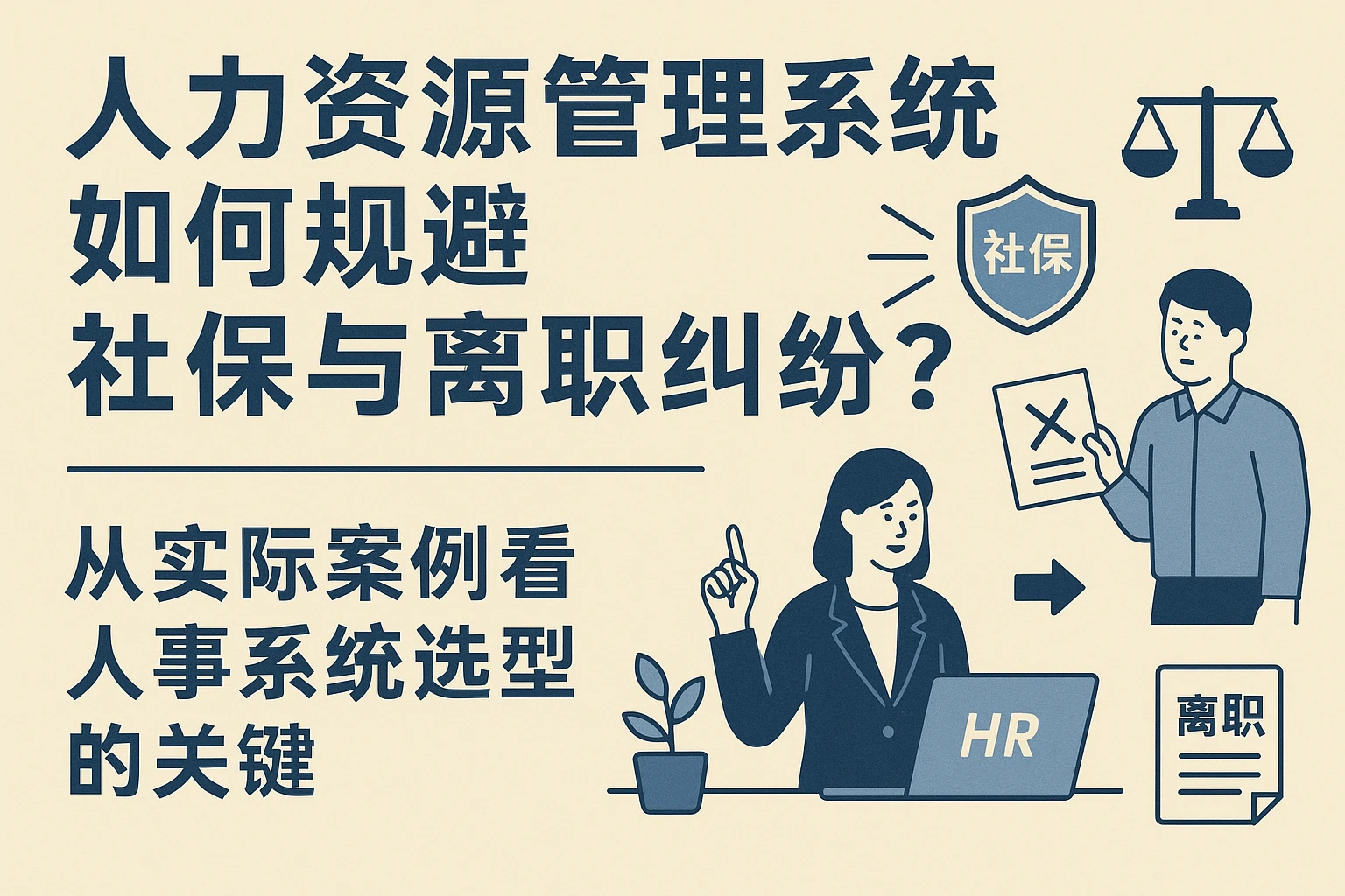 人力资源管理系统如何规避社保与离职纠纷?从实际案例看人事系统选型的关键