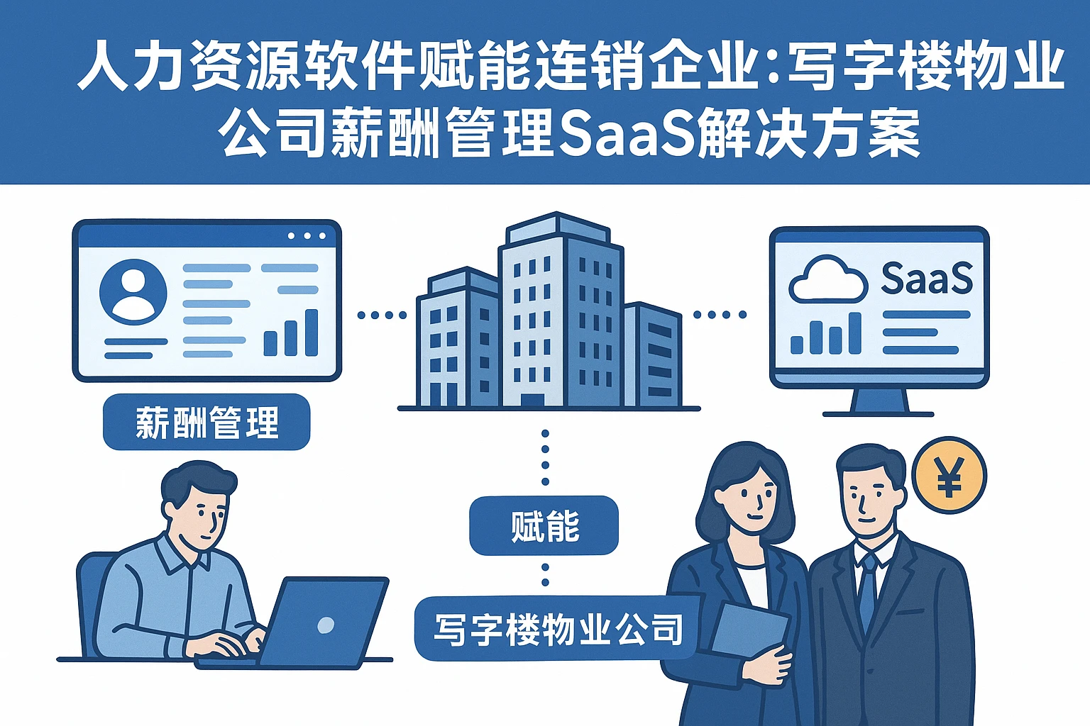 人力资源软件赋能连锁企业:写字楼物业公司薪酬管理SaaS解决方案