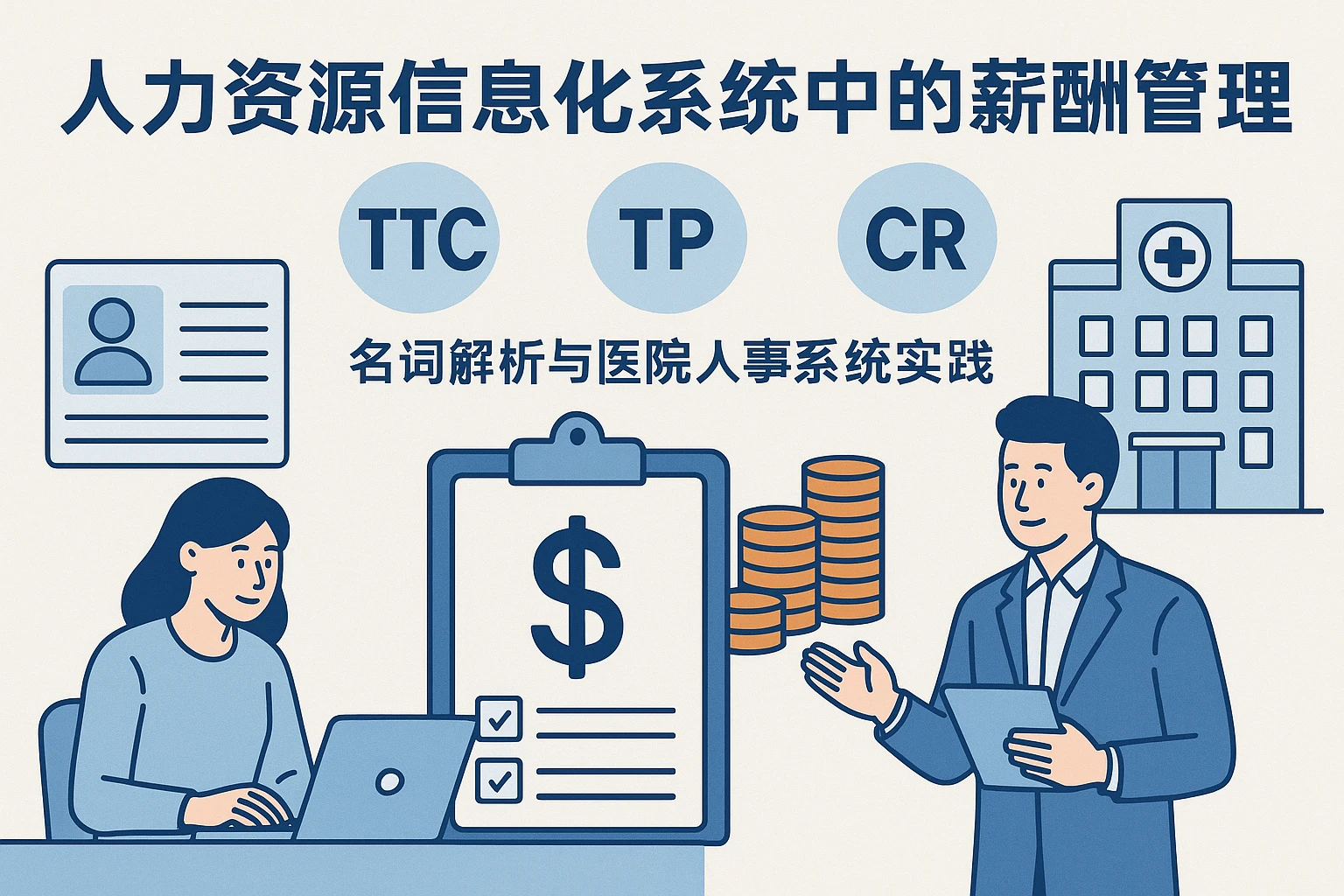 人力资源信息化系统中的薪酬管理:TTC、TP、CR名词解析与医院人事系统实践