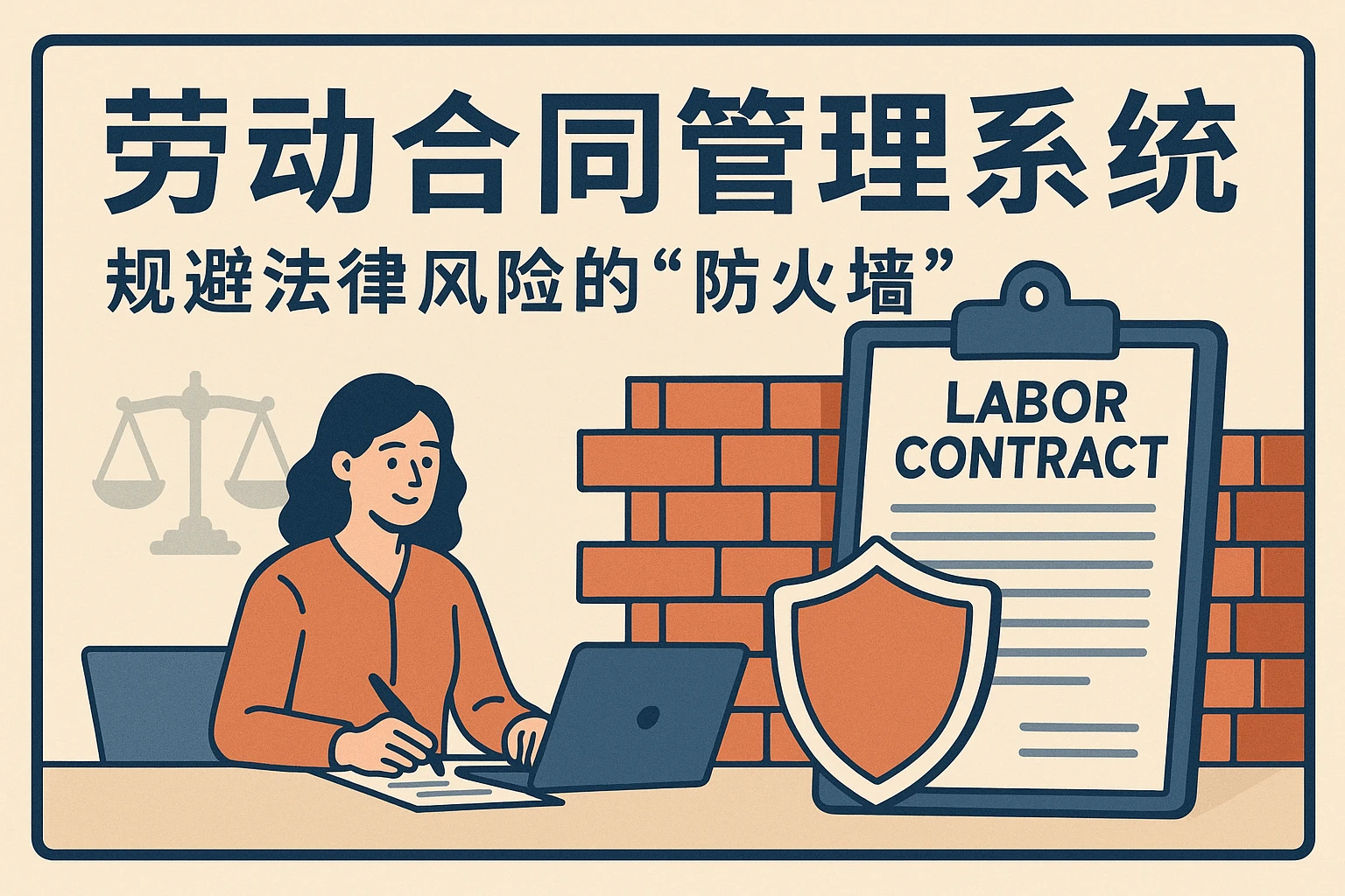 2. 劳动合同管理系统：规避法律风险的“防火墙”
