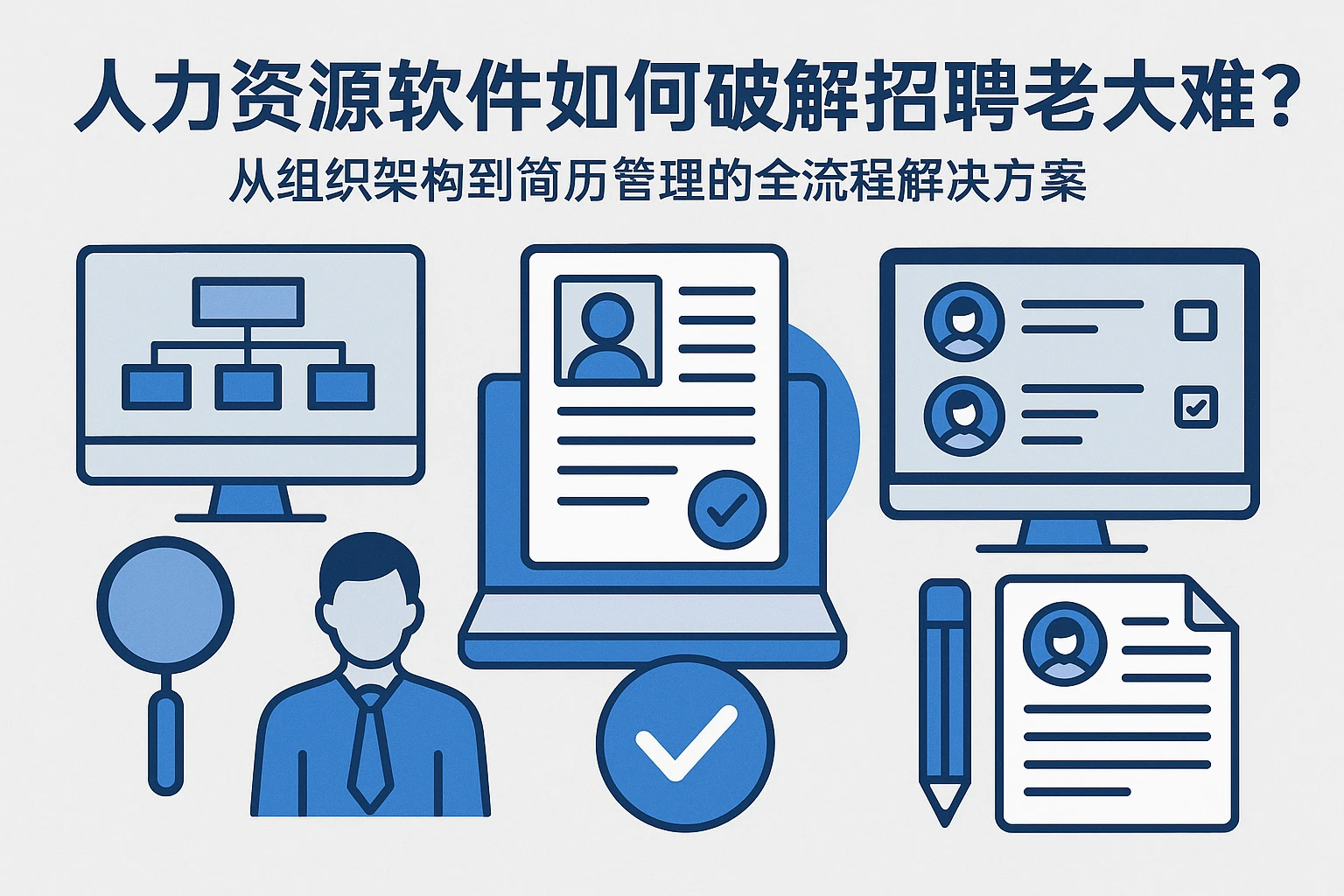 人力资源软件如何破解招聘老大难？从组织架构到简历管理的全流程解决方案