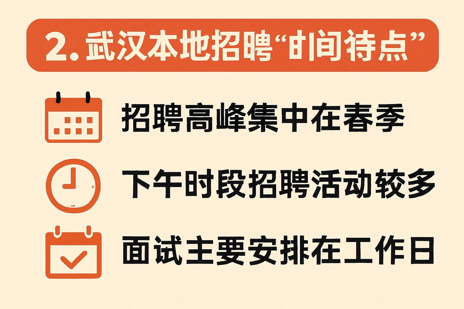 2. 武汉本地招聘的“时间特点”