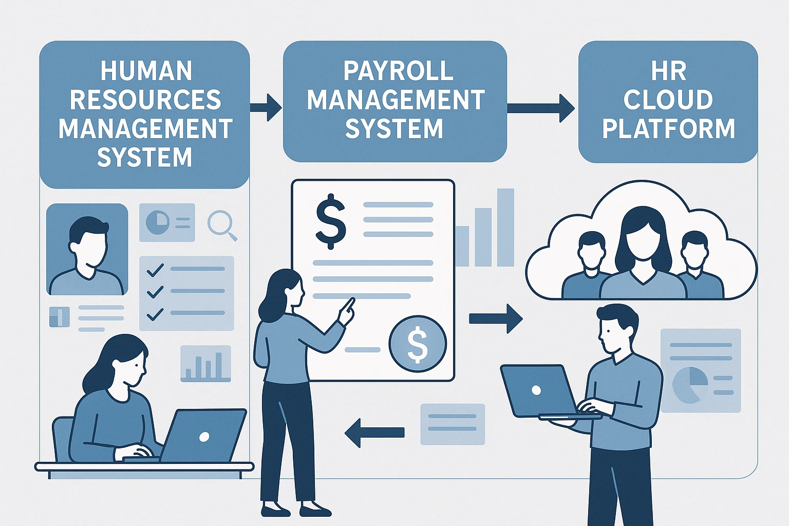 现代企业人事管理系统、工资管理系统与人事云平台的整合应用