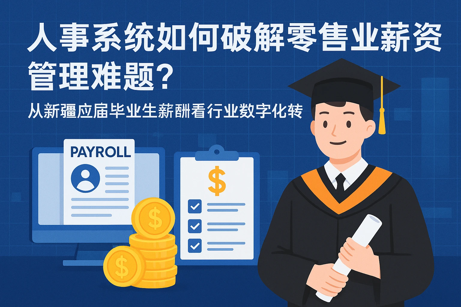 人事系统如何破解零售业薪资管理难题？从新疆应届毕业生薪酬看行业数字化转型