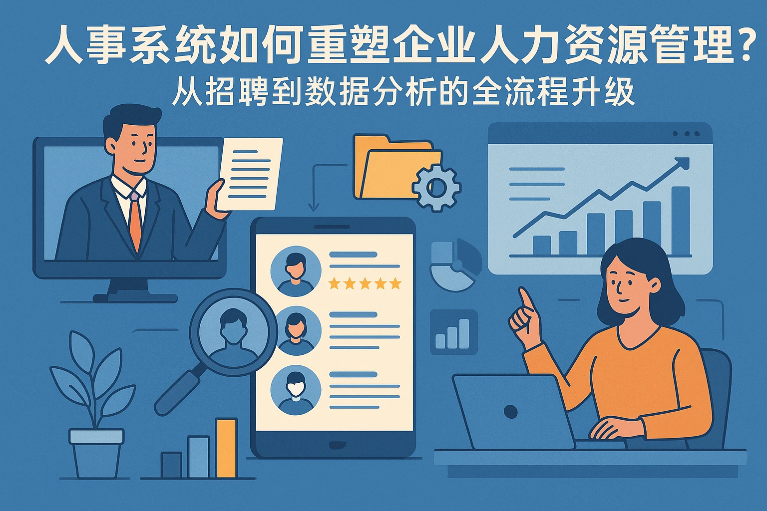 人事系统如何重塑企业人力资源管理？从招聘到数据分析的全流程升级