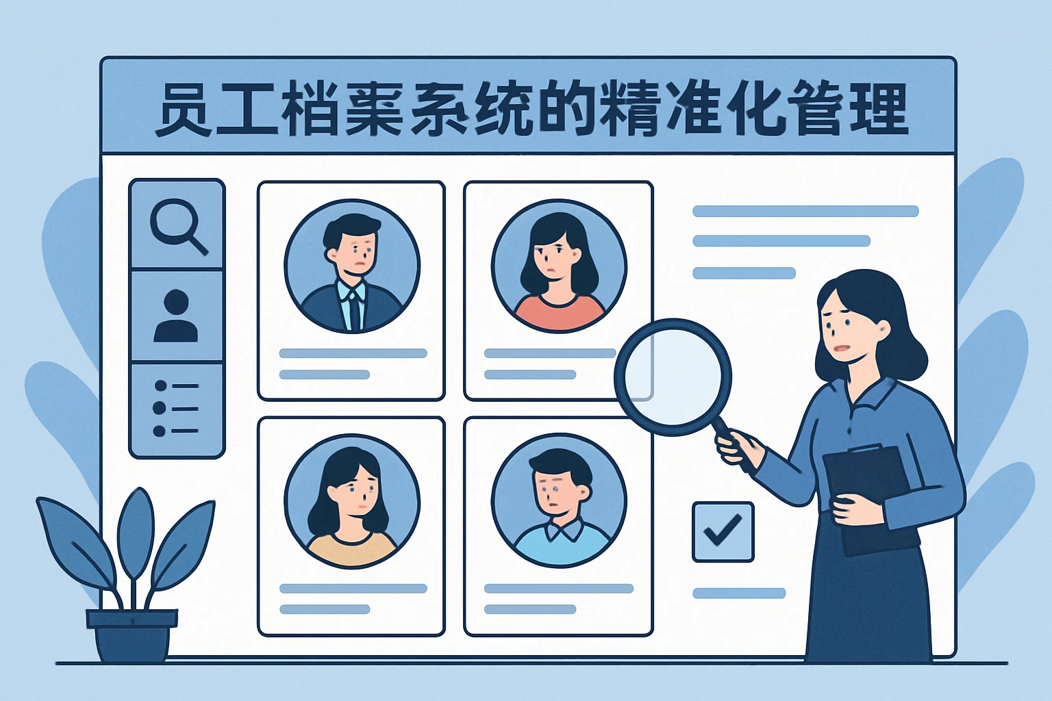 员工档案系统的精准化管理