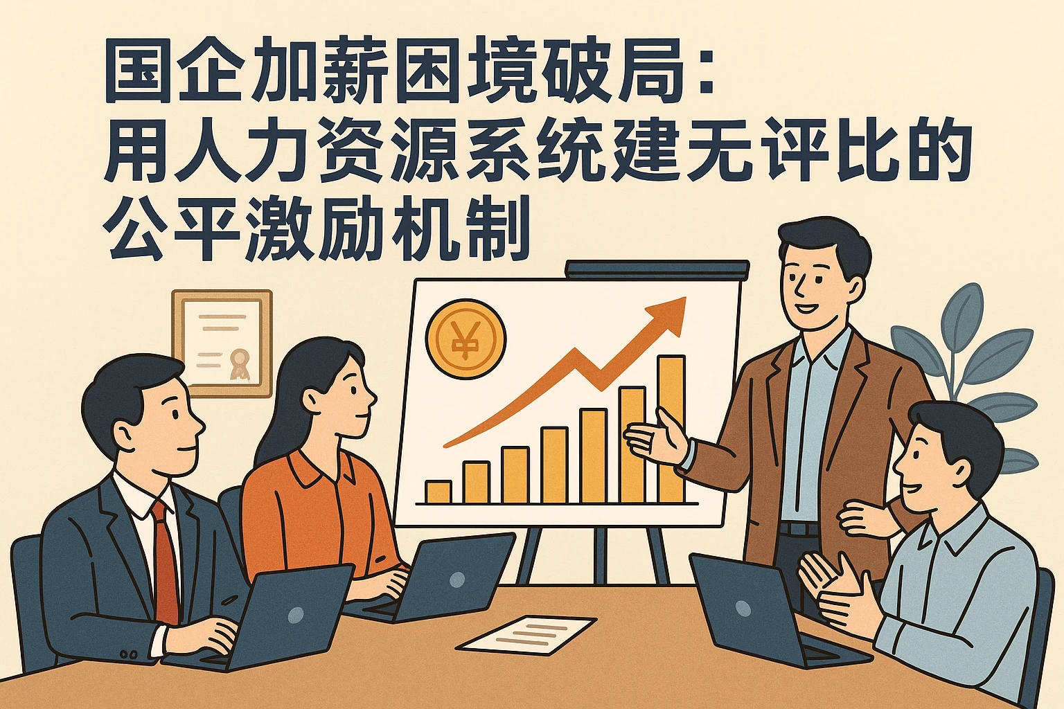 国企加薪困境破局：用人力资源系统构建无评比的公平激励机制