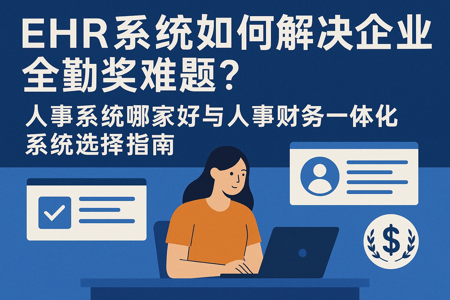 EHR系统如何解决企业全勤奖难题?人事系统哪家好与人事财务一体化系统选择指南