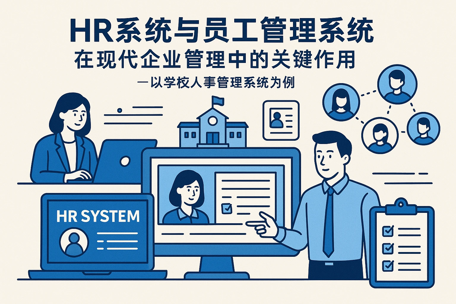 HR系统与员工管理系统在现代企业管理中的关键作用——以学校人事管理系统为例