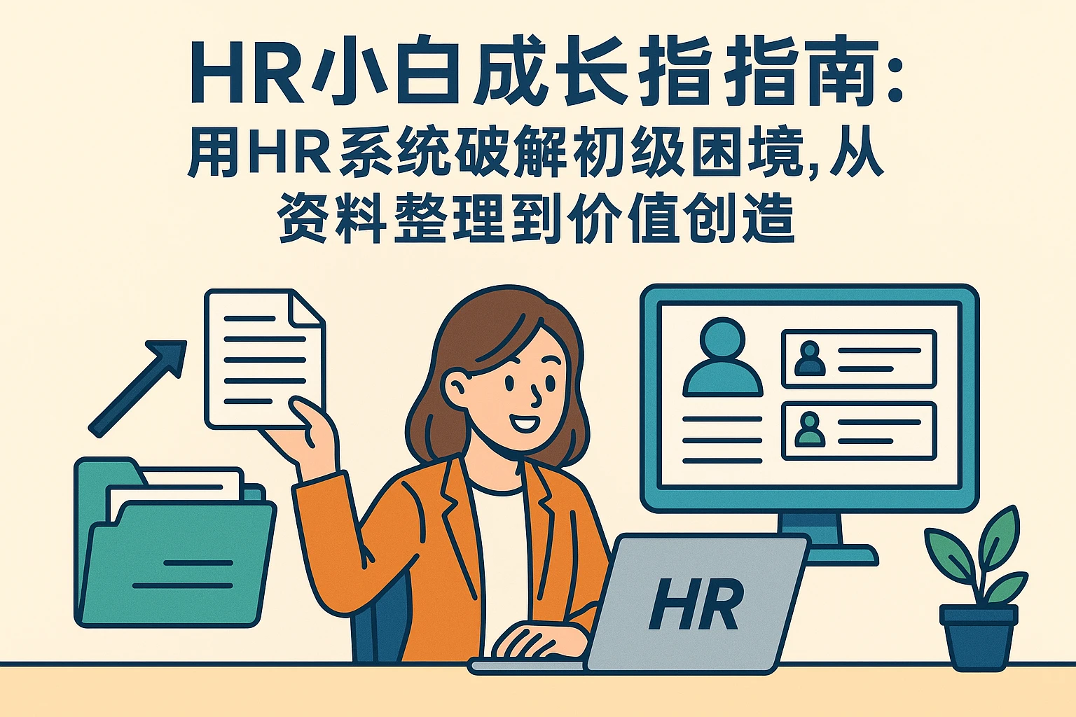 HR小白成长指南：用HR系统破解初级困境，从资料整理到价值创造