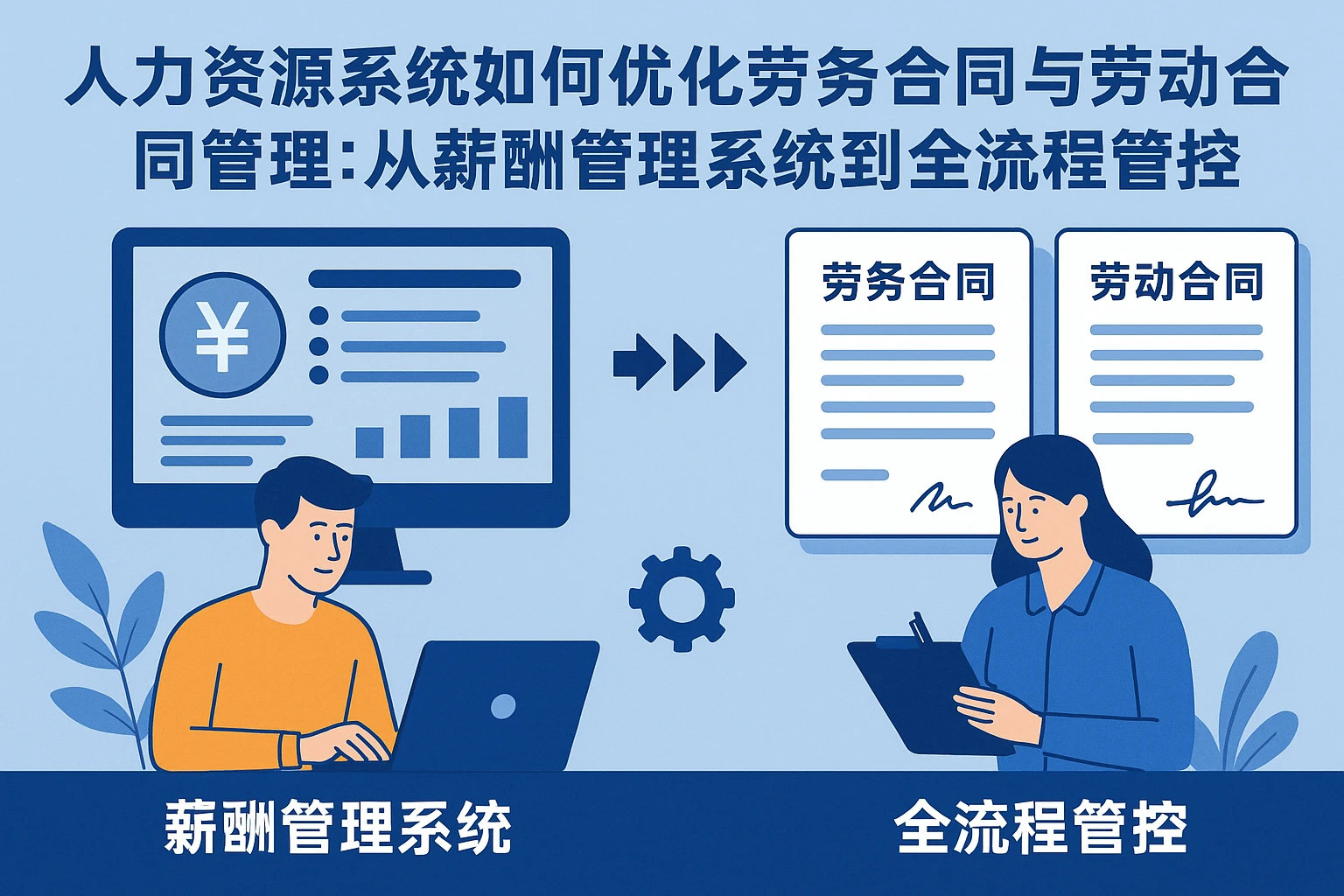 人力资源系统如何优化劳务合同与劳动合同管理：从薪酬管理系统到全流程管控