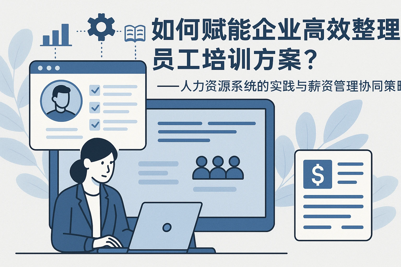数字化人事系统如何赋能企业高效整理员工培训方案?——人力资源系统的实践与薪资管理协同策略