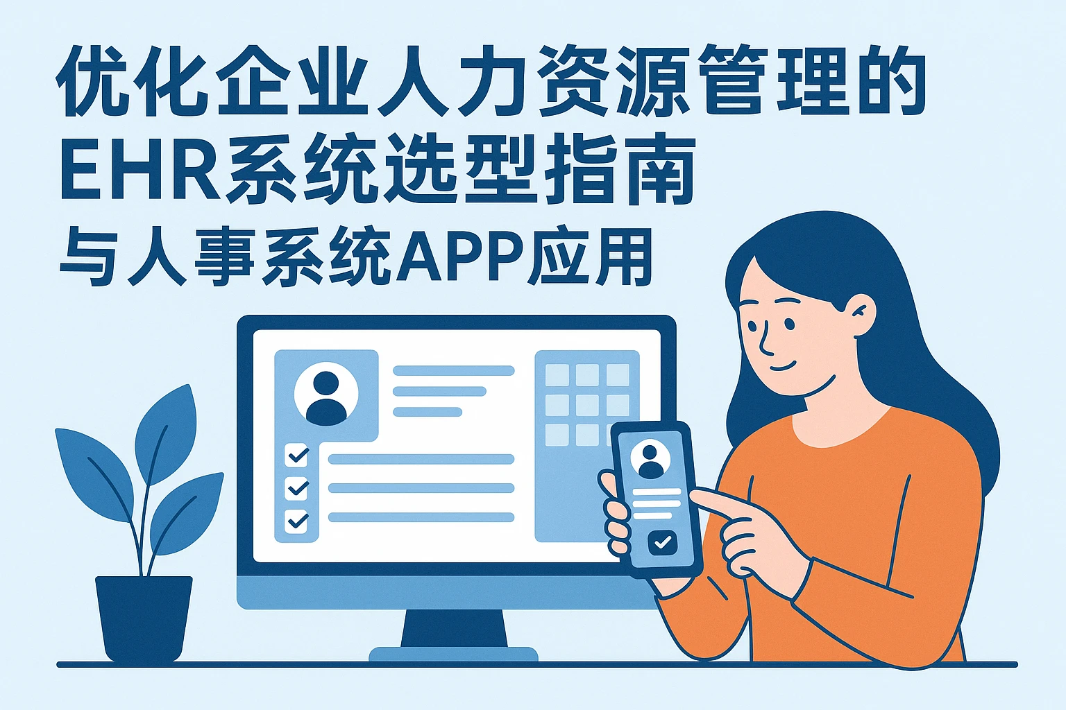 优化企业人力资源管理的EHR系统选型指南与人事系统APP应用