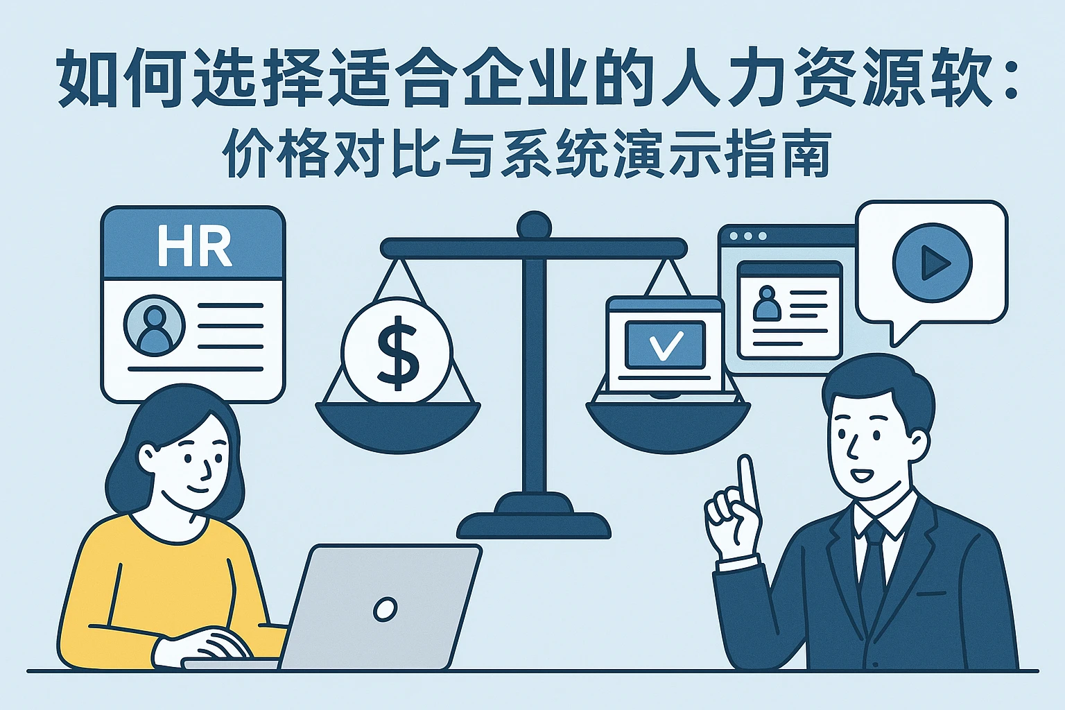 如何选择适合企业的人力资源软件：价格对比与系统演示指南