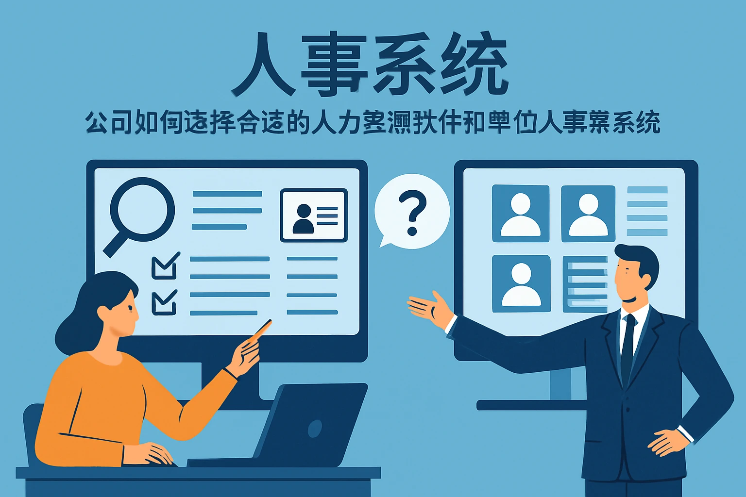 人事系统公司如何选择合适的人力资源软件和事业单位人事系统