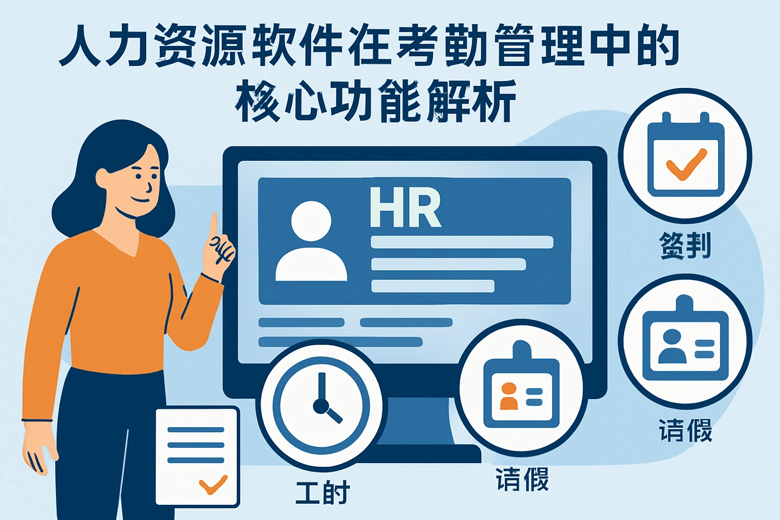 人力资源软件在考勤管理中的核心功能解析