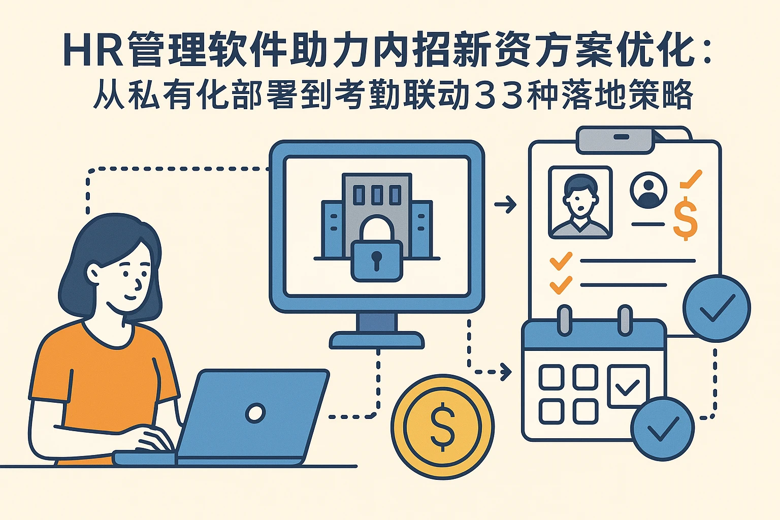 HR管理软件助力内招薪资方案优化：从私有化部署到考勤联动的3种落地策略