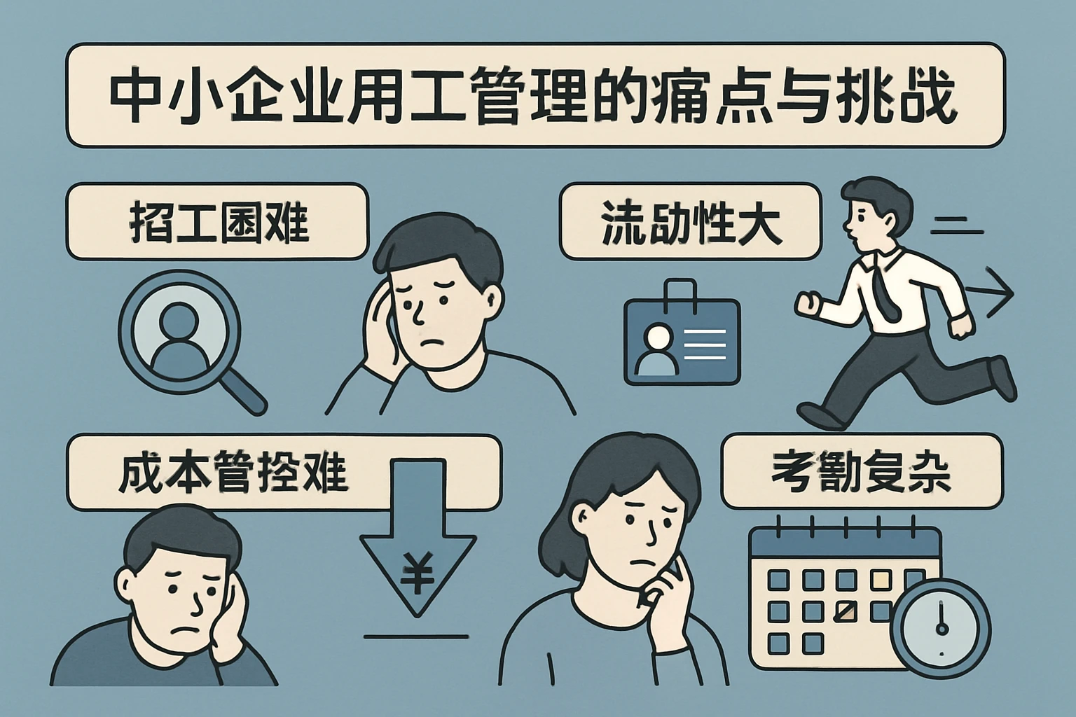 中小企业用工管理的痛点与挑战