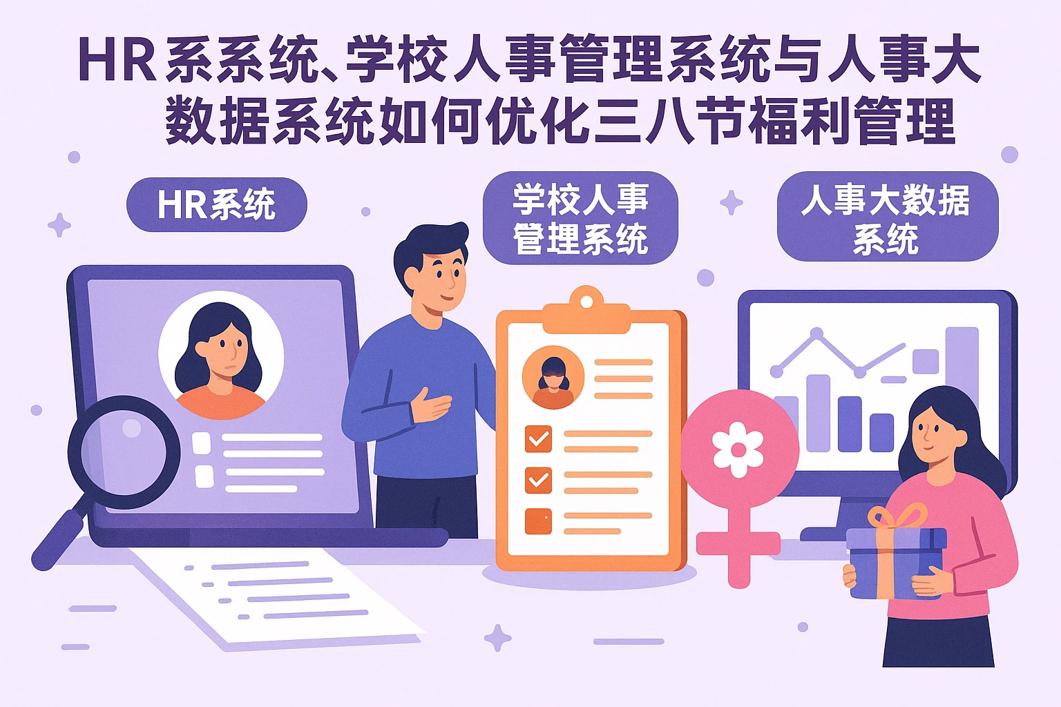 HR系统、学校人事管理系统与人事大数据系统如何优化三八节福利管理