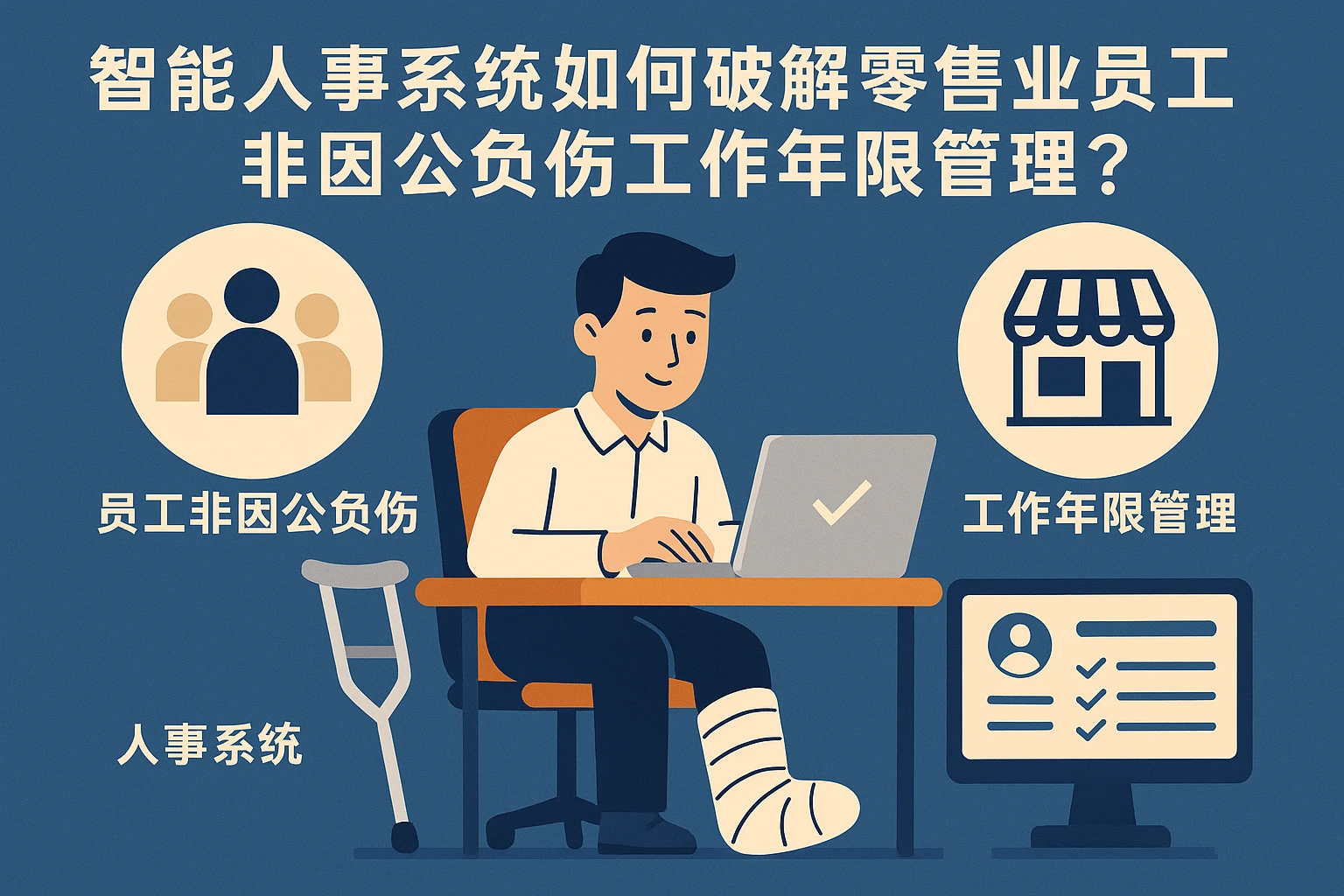 智能人事系统如何破解零售业员工非因公负伤工作年限管理痛点?