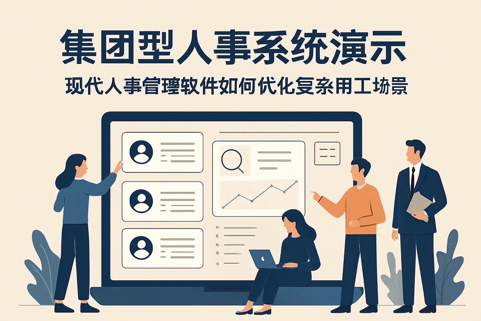 集团型人事系统演示：现代人事管理软件如何优化复杂用工场景