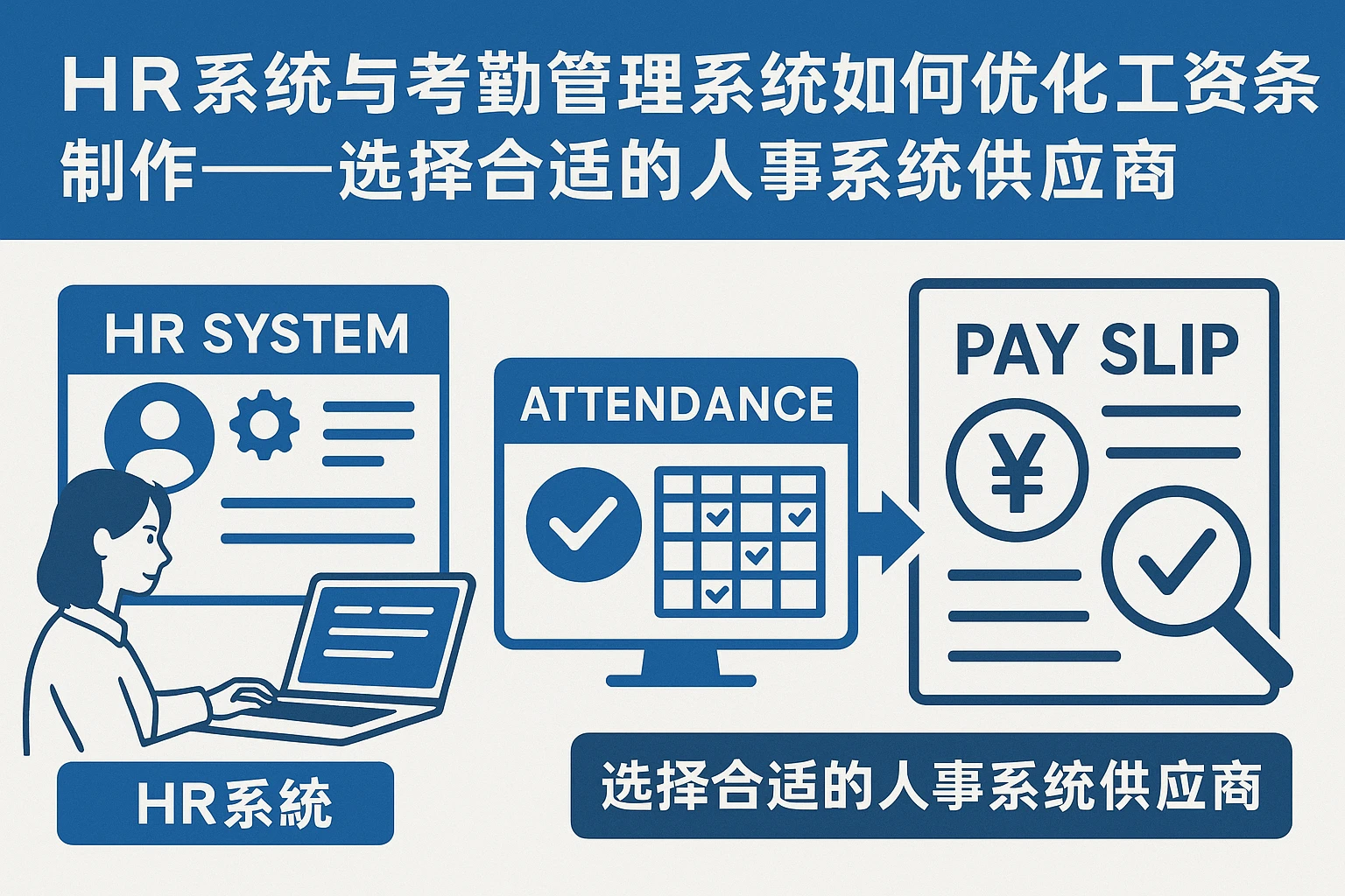 HR系统与考勤管理系统如何优化工资条制作——选择合适的人事系统供应商