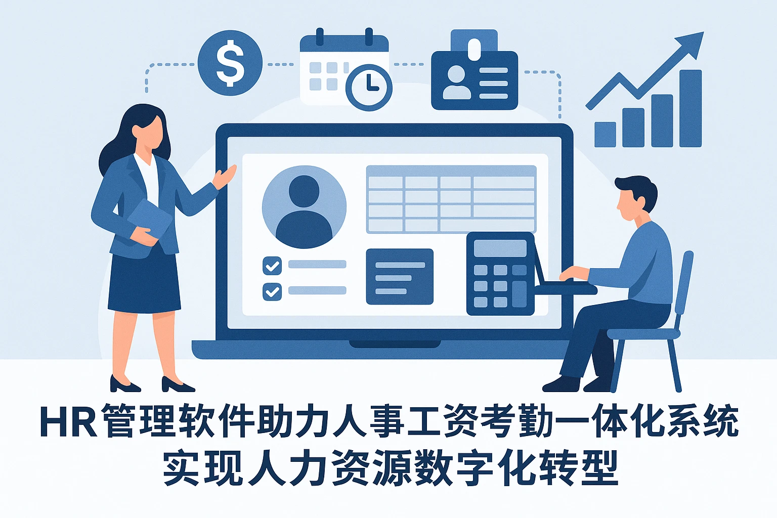 HR管理软件助力人事工资考勤一体化系统,实现人力资源数字化转型