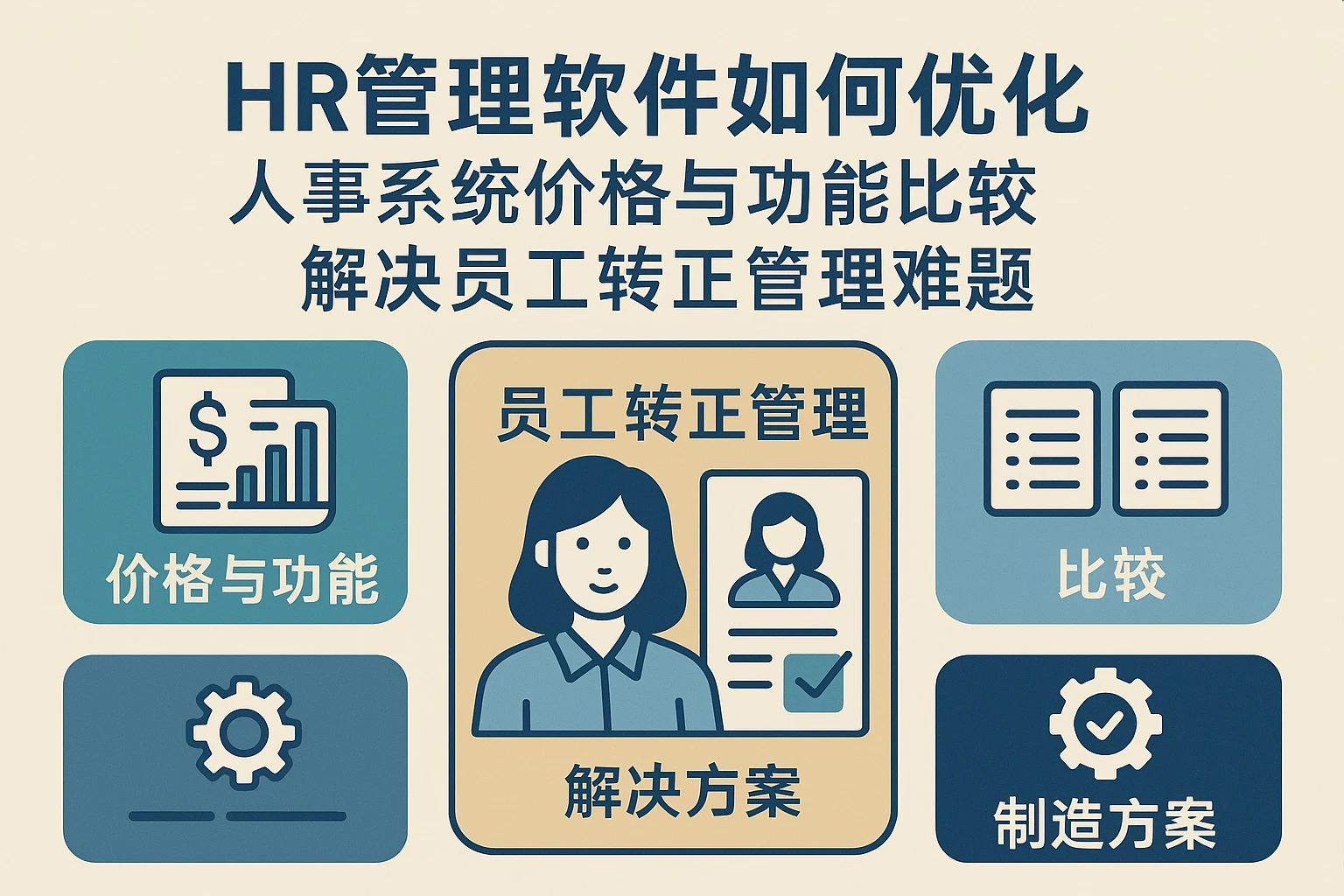 HR管理软件如何优化人事系统价格与功能比较，解决员工转正管理难题