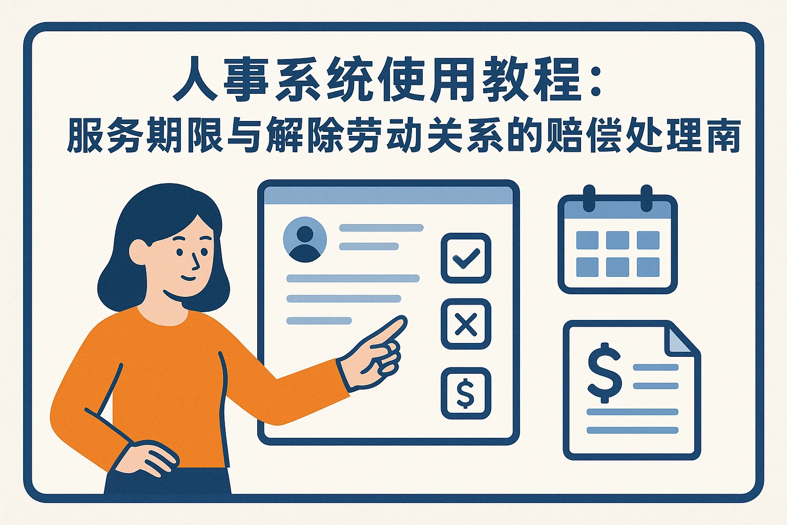 人事系统使用教程：服务期限与解除劳动关系的赔偿处理指南