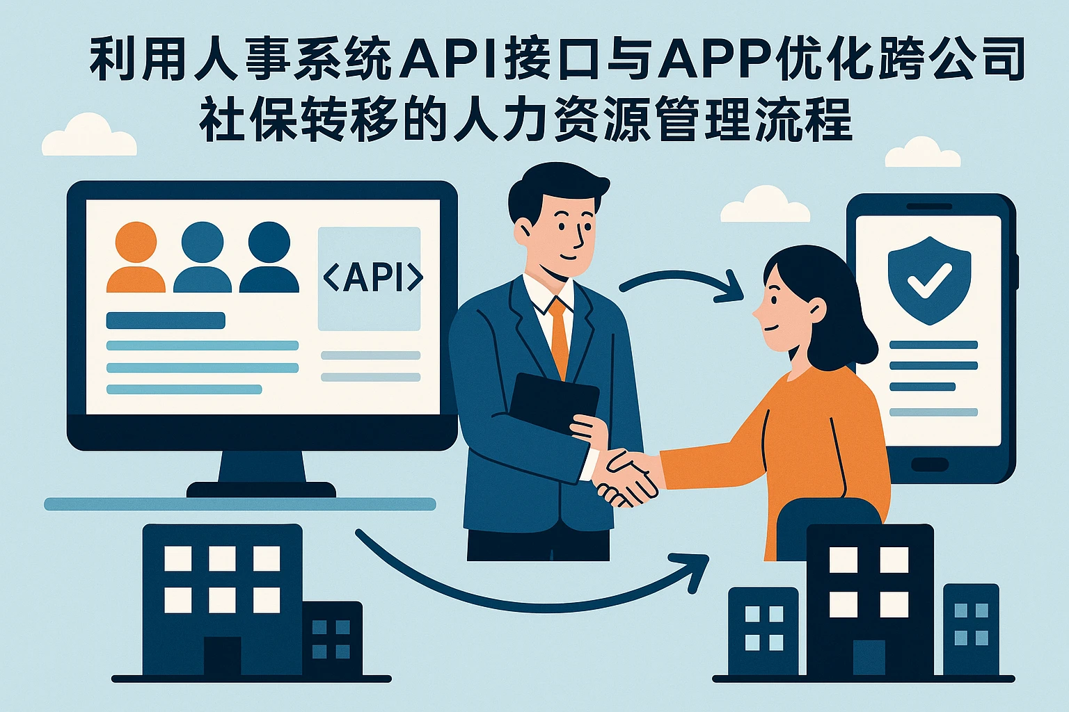 利用人事系统API接口与APP优化跨公司社保转移的人力资源管理流程