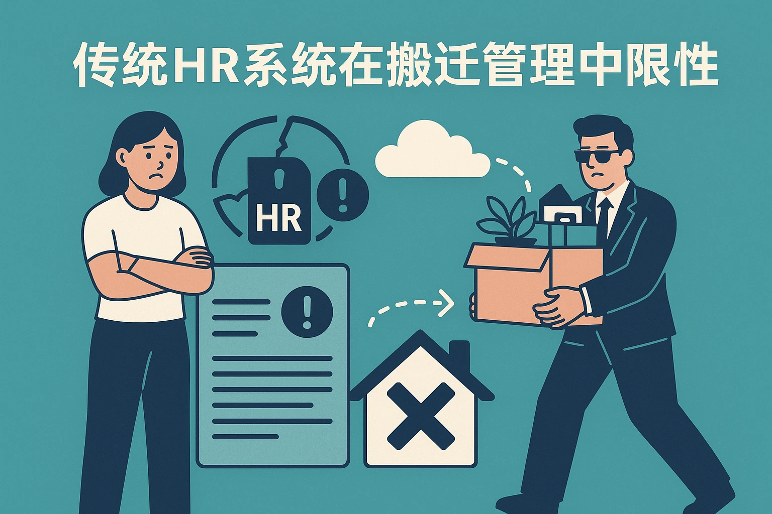 传统HR系统在搬迁管理中的局限性