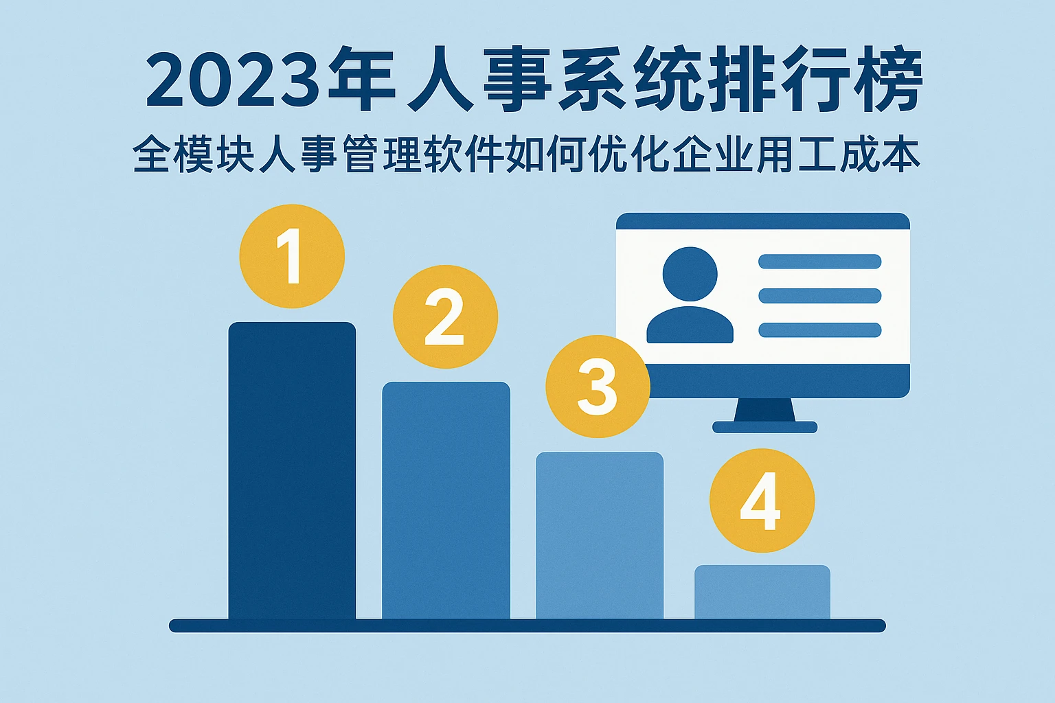 2023年人事系统排行榜：全模块人事管理软件如何优化企业用工成本