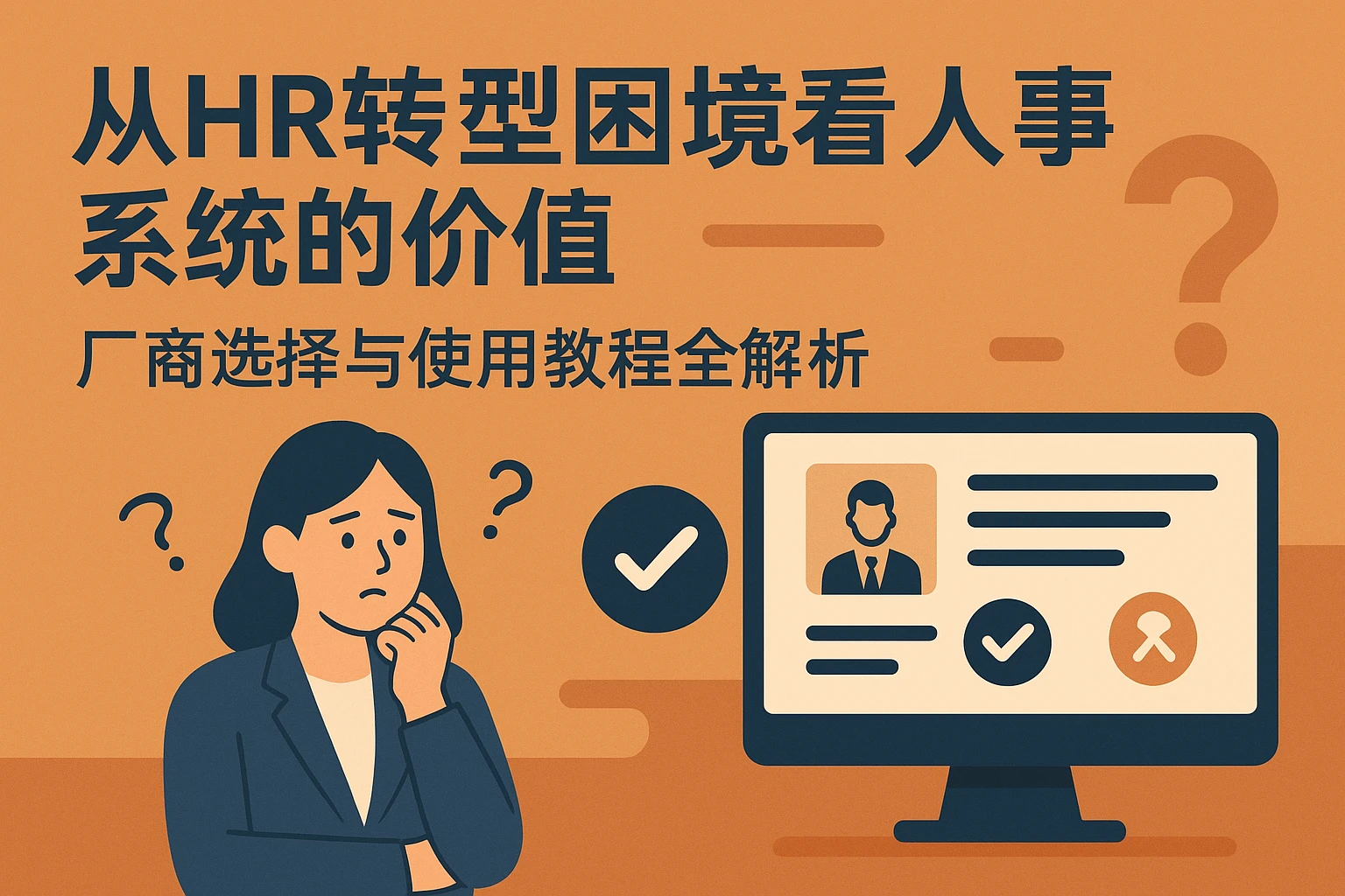 从HR转型困境看人事系统的价值：厂商选择与使用教程全解析