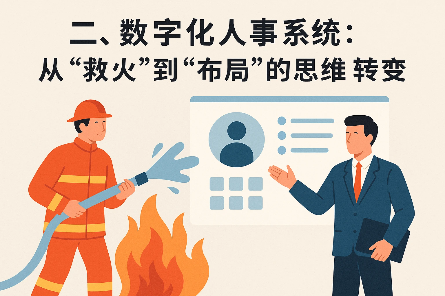 二、数字化人事系统:从“救火”到“布局”的思维转变