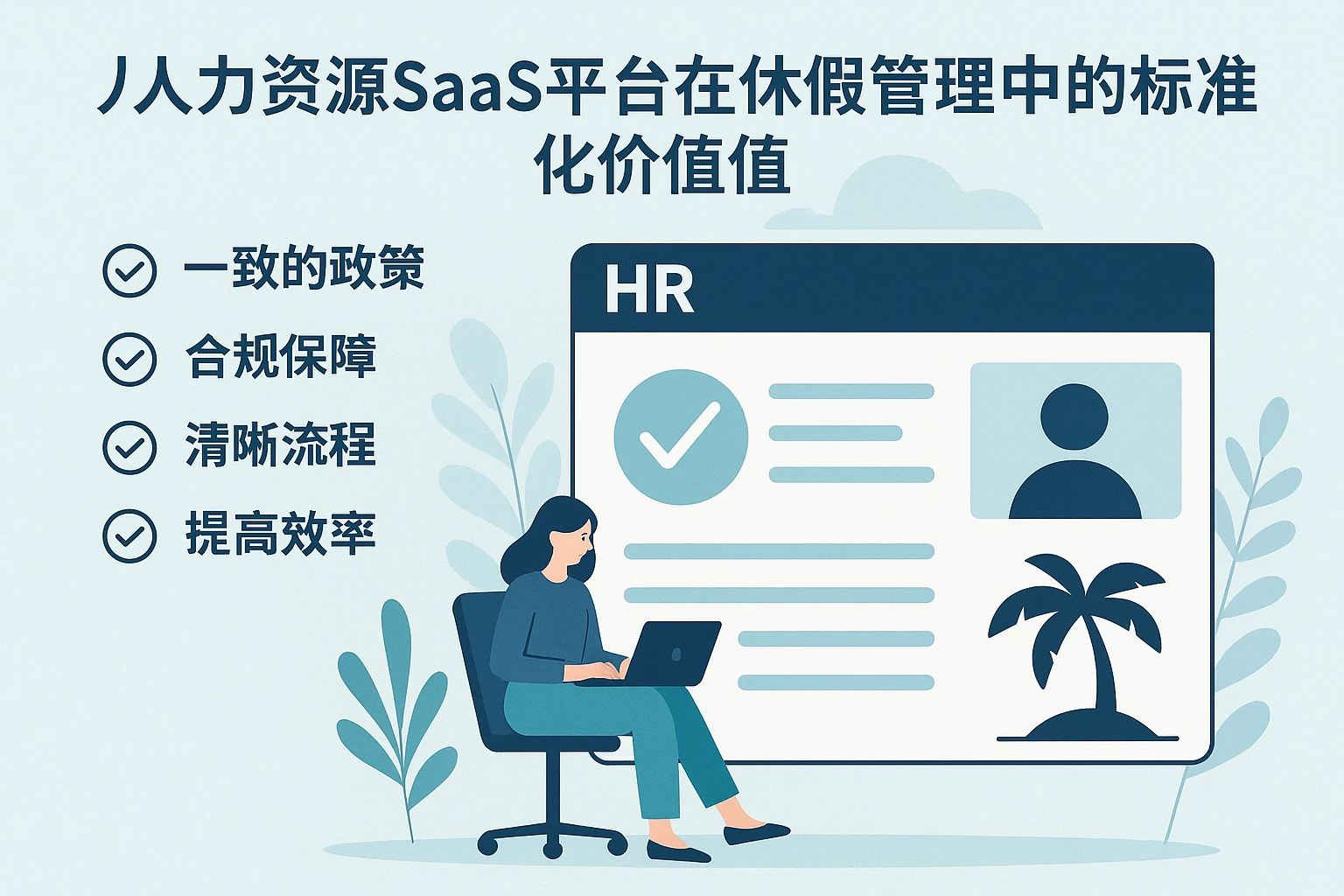 人力资源SaaS平台在休假管理中的标准化价值