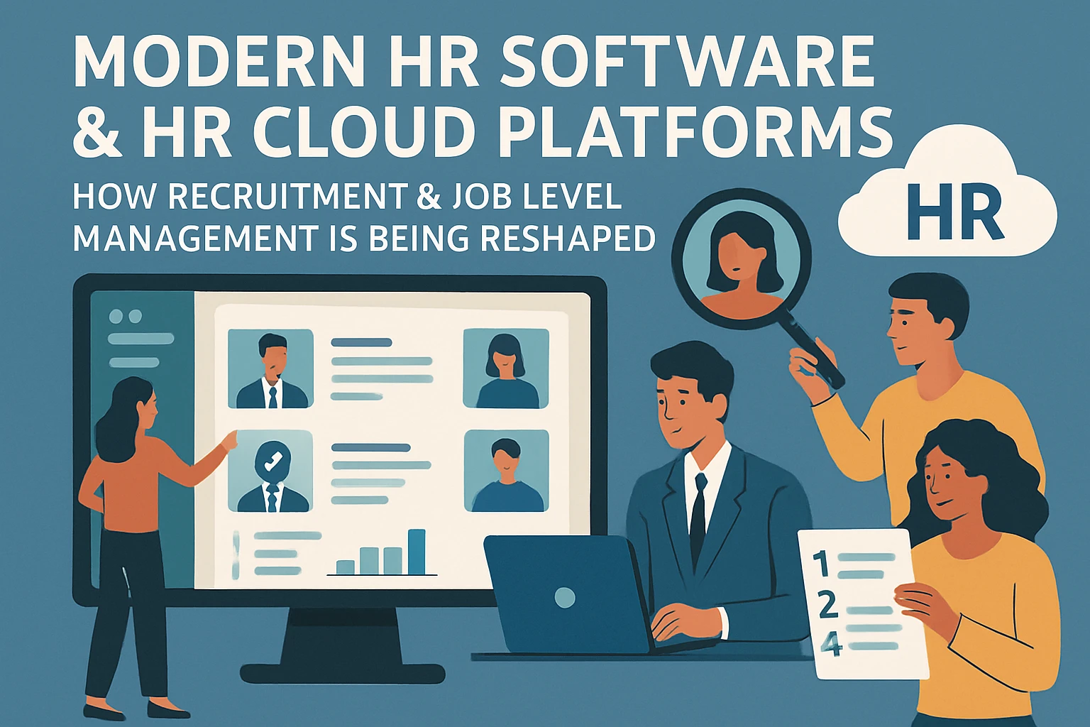 现代人力资源软件与人事云平台如何重塑招聘与职级管理