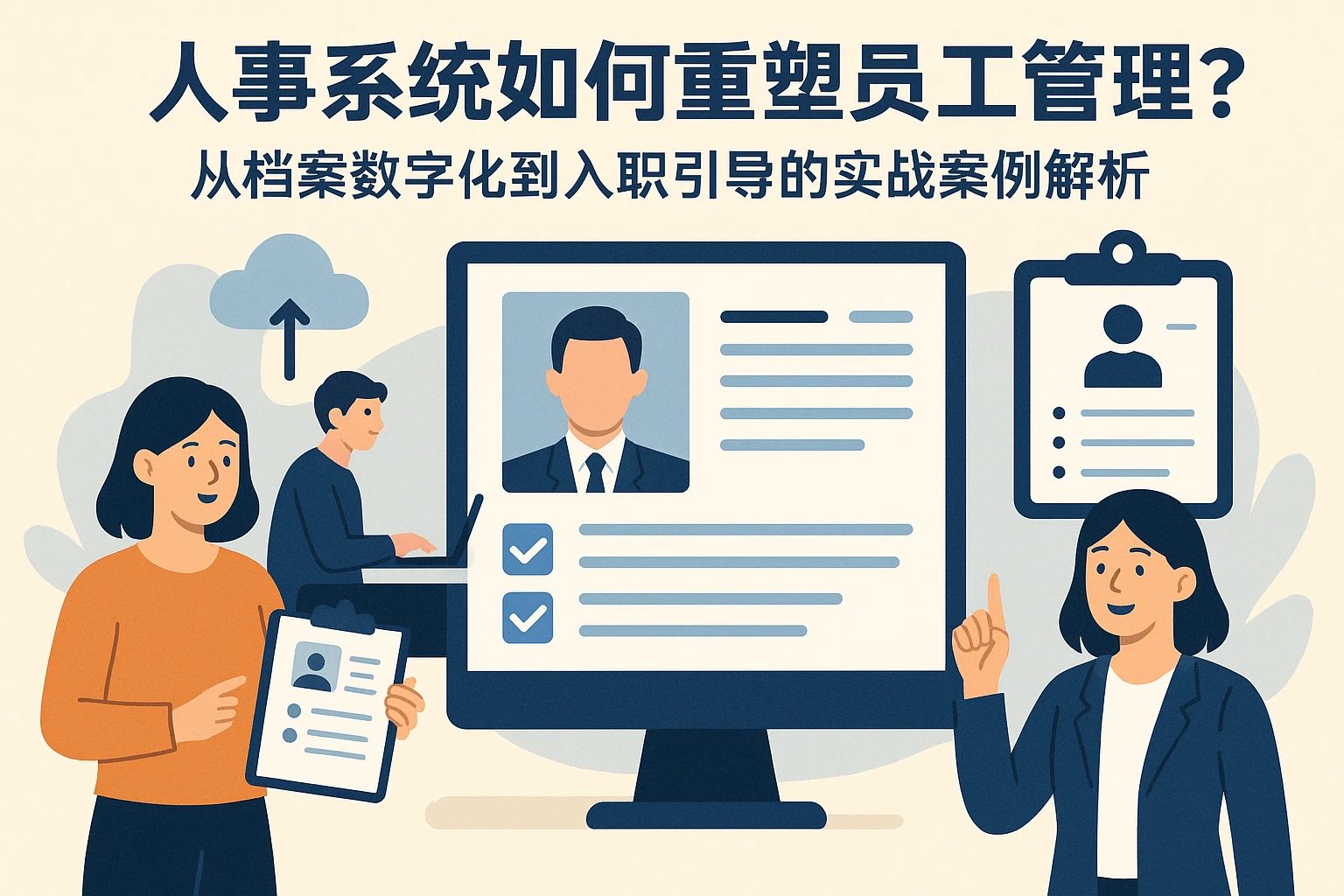 人事系统如何重塑员工管理？从档案数字化到入职引导的实战案例解析