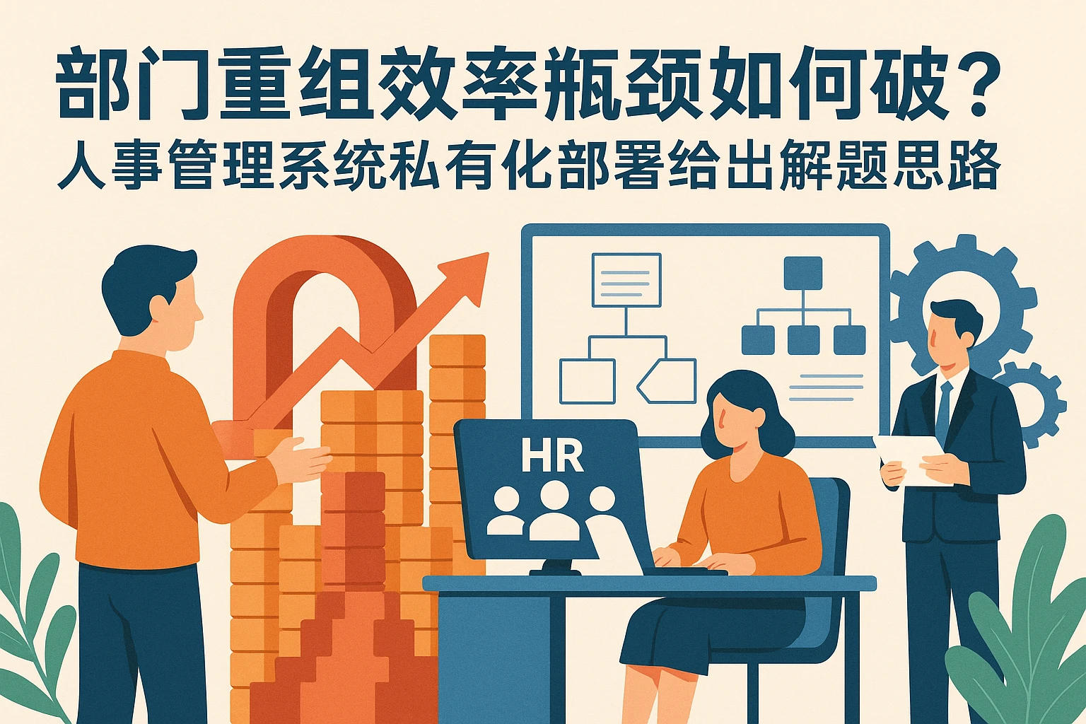 部门重组效率瓶颈如何破?人事管理系统私有化部署给出解题思路