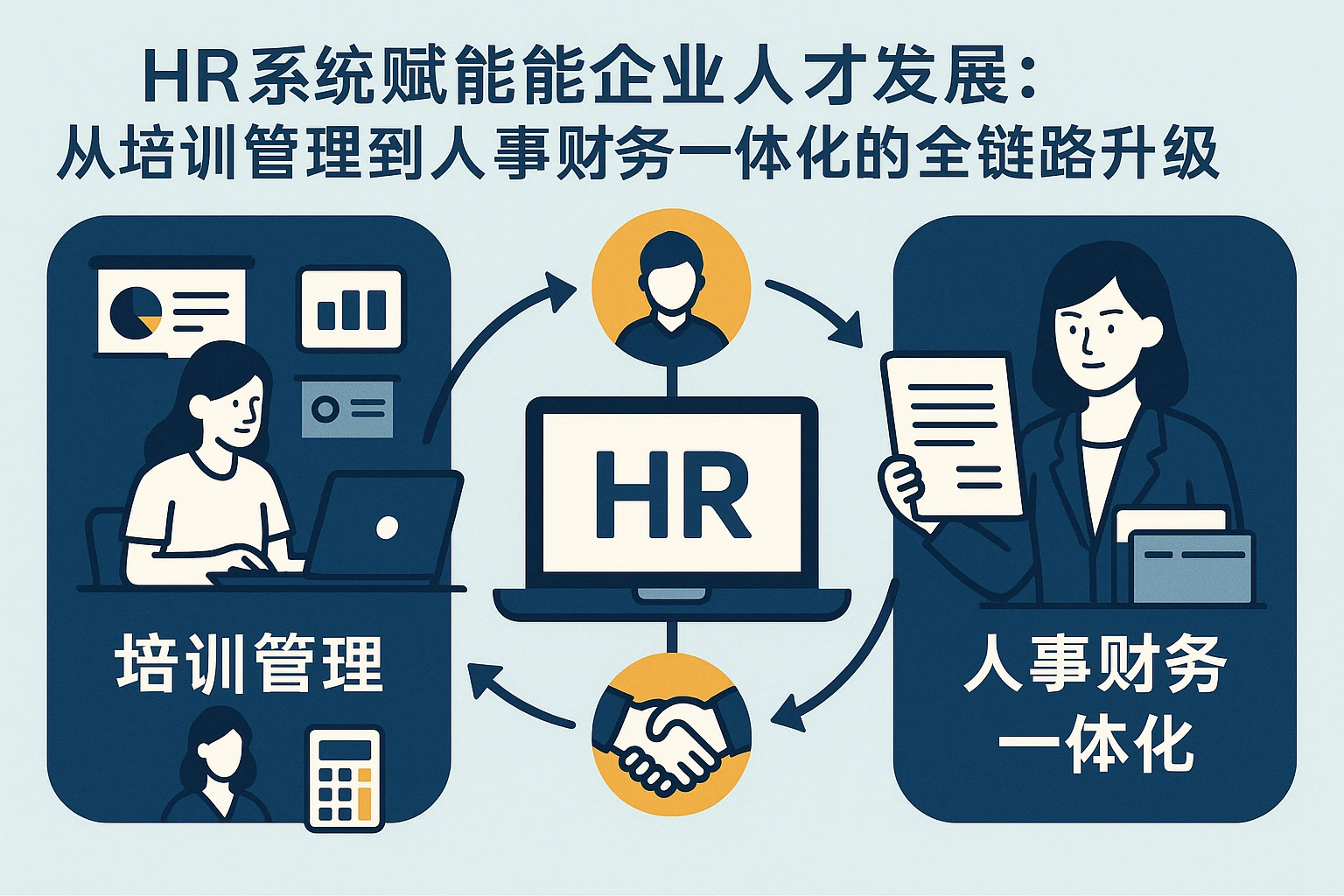 HR系统赋能企业人才发展：从培训管理到人事财务一体化的全链路升级
