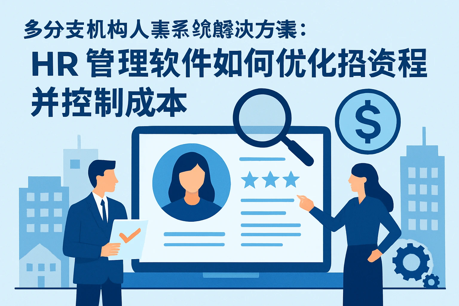 多分支机构人事系统解决方案：人事管理软件如何优化招聘流程并控制成本