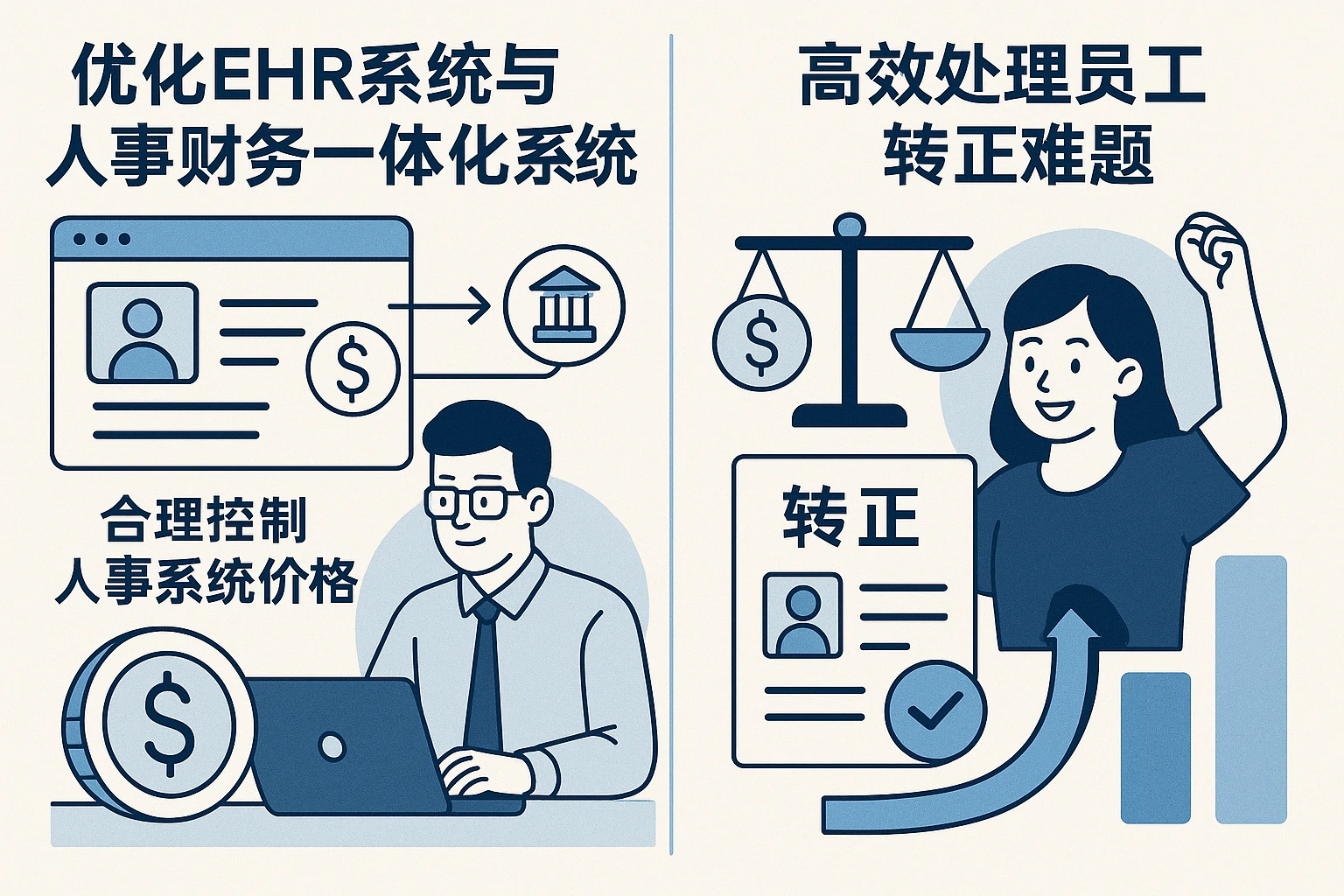 优化ehr系统与人事财务一体化系统:合理控制人事系统价格,高效处理员工转正难题