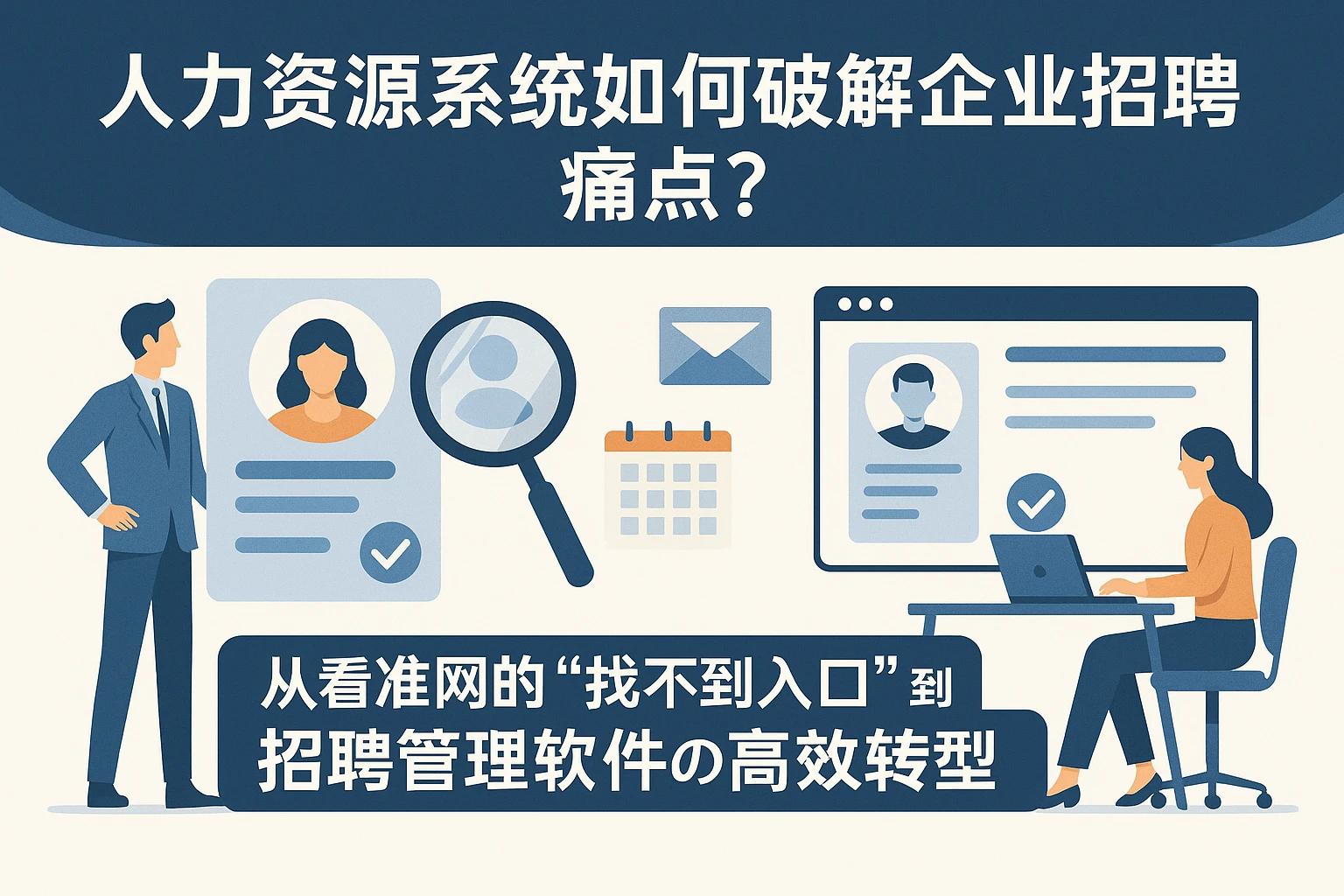 人力资源系统如何破解企业招聘痛点?从看准网的“找不到入口”到招聘管理软件的高效转型